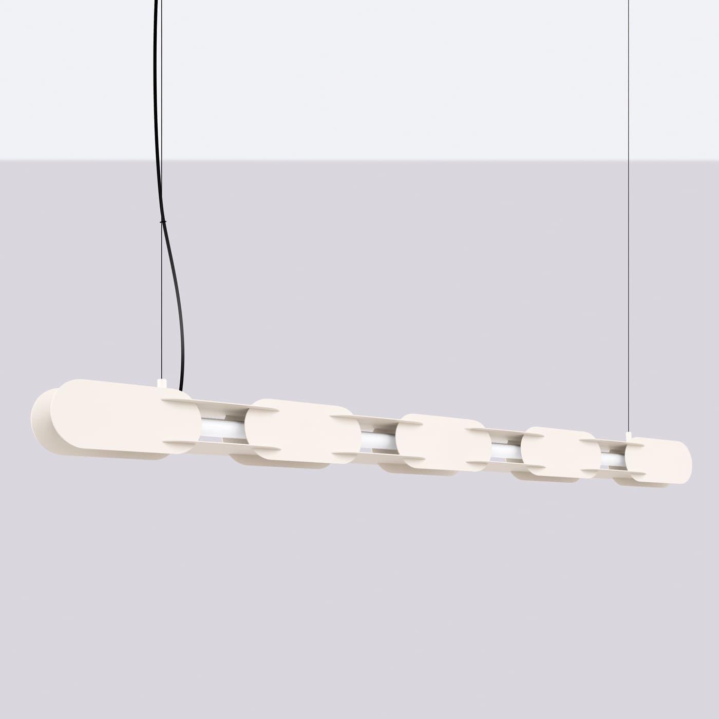 Pendant lamp CHAIN 158 cm, beige, Thoro - 311241