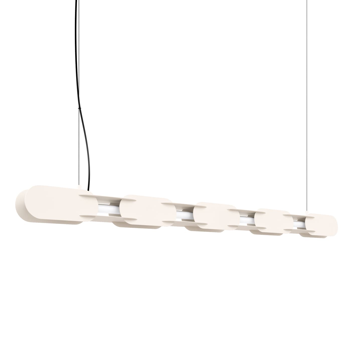 Pendant lamp CHAIN 158 cm, beige, Thoro