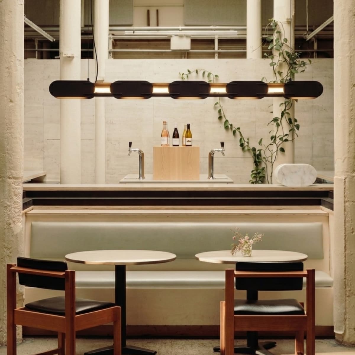 Pendant lamp CHAIN 158 cm, beige, Thoro - 311243