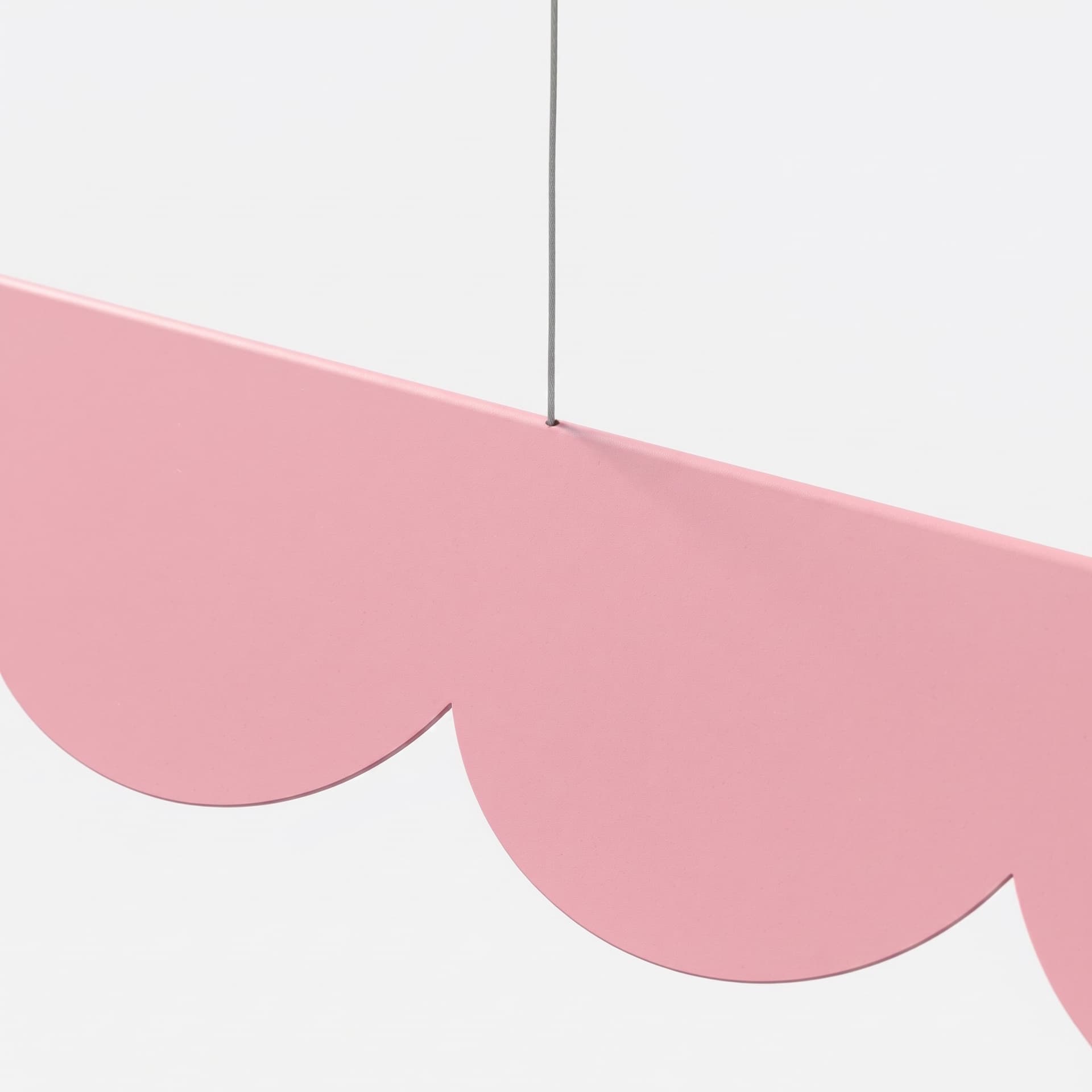 Lampa wisząca BISCUIT 130 cm, różowa, Thoro - 311237