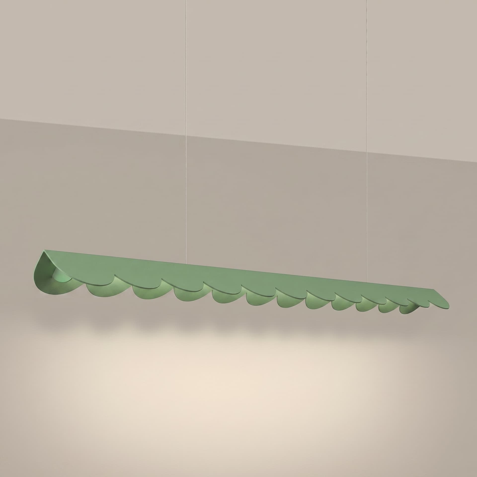 Lampa wisząca BISCUIT 130 cm, szałwiowa, Thoro - 311220