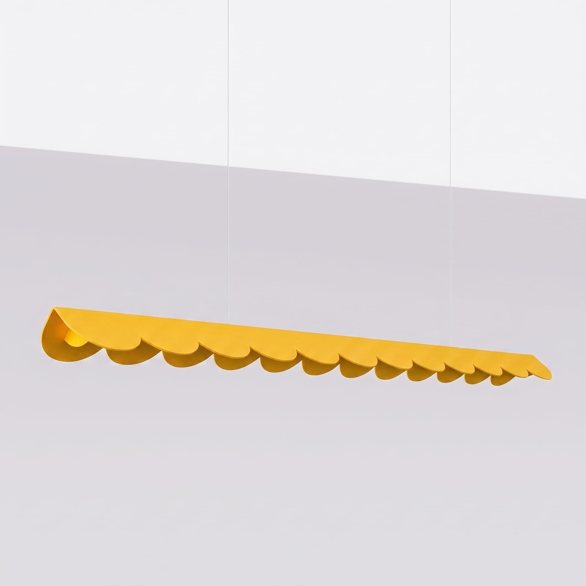 Lampa wisząca BISCUIT 130 cm, żółta, Thoro - 311205