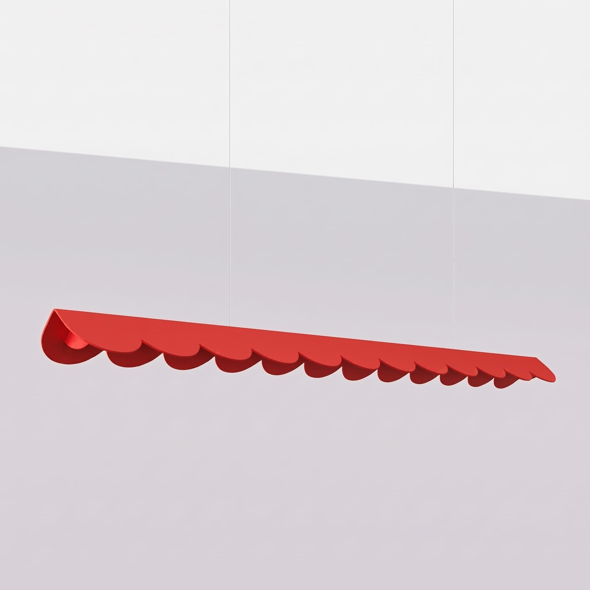 Lampa wisząca BISCUIT 130 cm, czerwona, Thoro - 311193