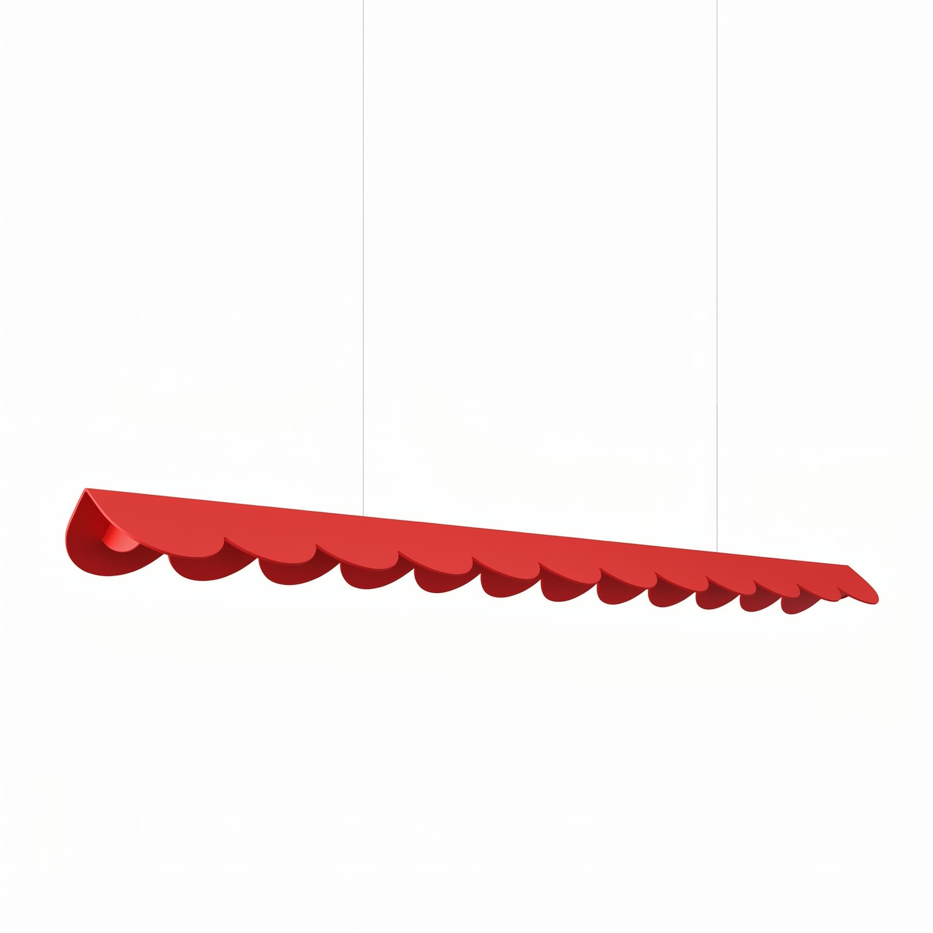 Lampa wisząca BISCUIT 130 cm, czerwona, Thoro