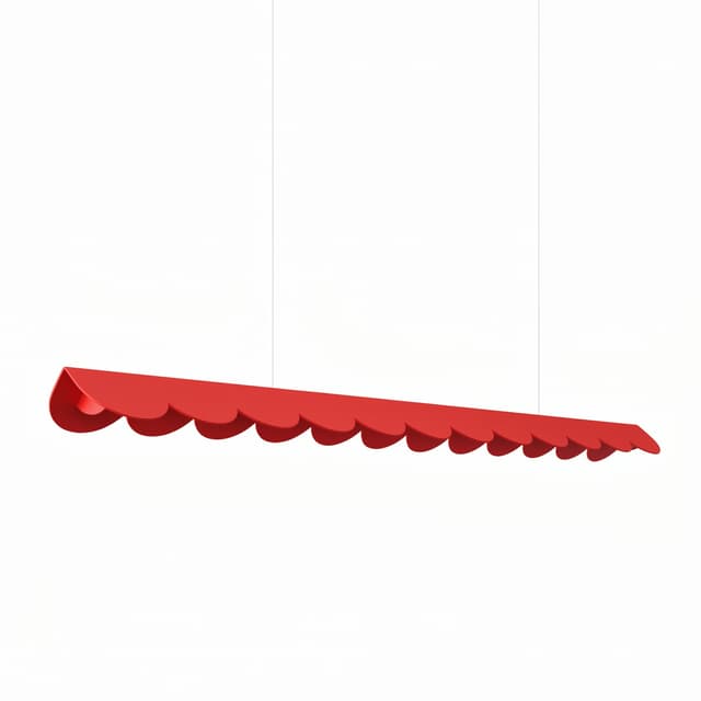 Lampa wisząca BISCUIT 130 cm, czerwona, Thoro - WYMIARY