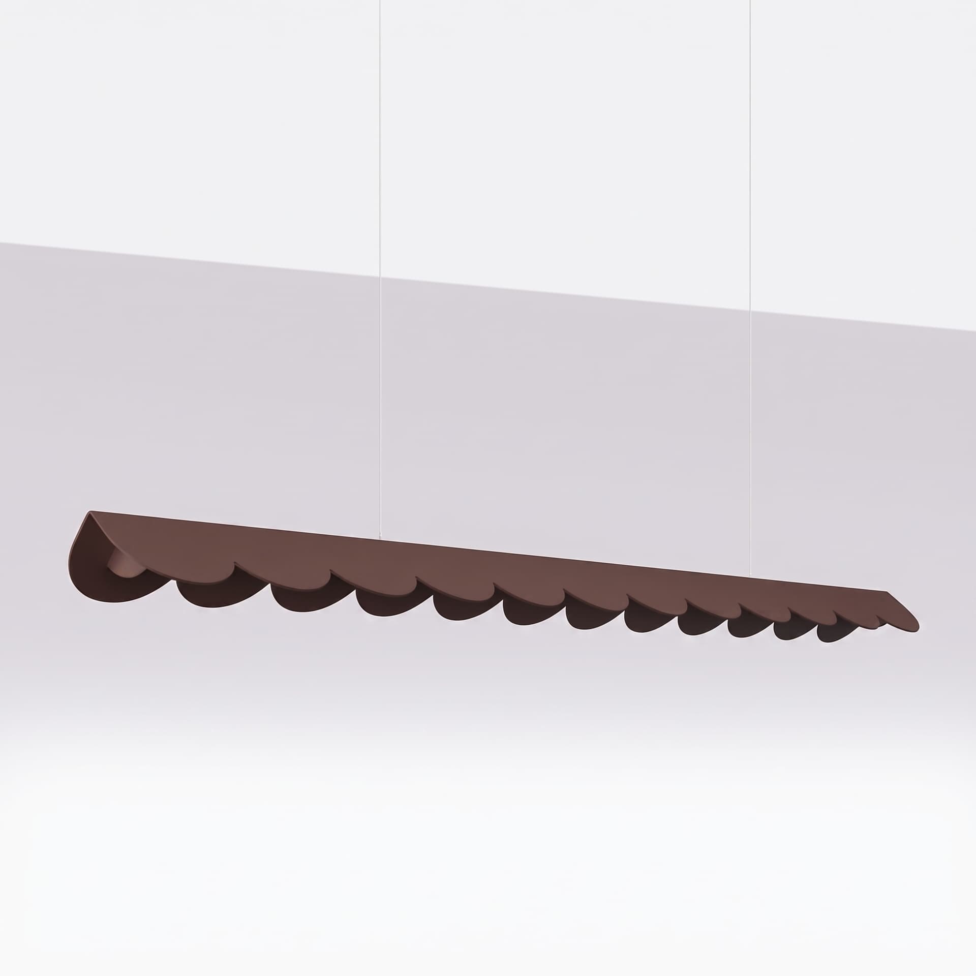 Lampa wisząca BISCUIT 130 cm, brązowa, Thoro - 311181