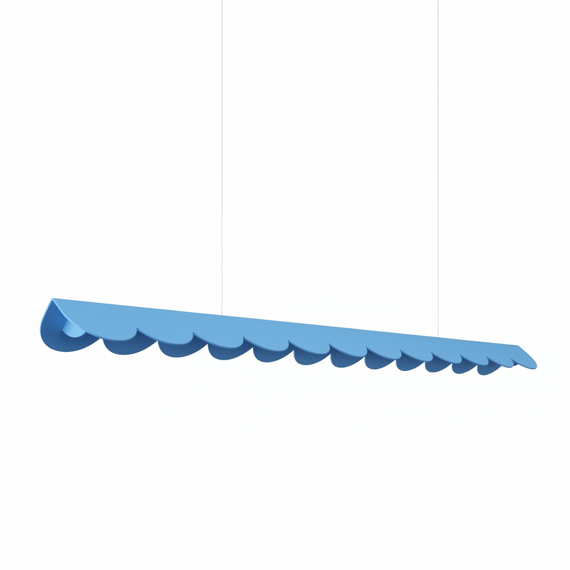 Lampa wisząca BISCUIT 130 cm, błękitna, Thoro