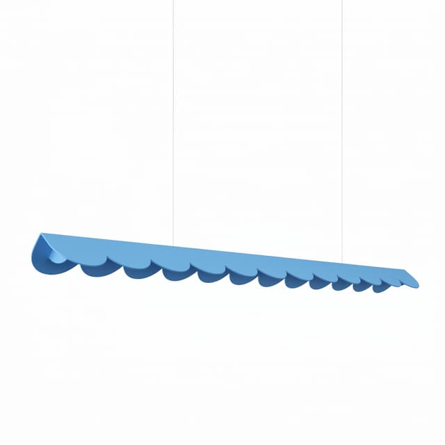 Lampa wisząca BISCUIT 130 cm, błękitna, Thoro - WYMIARY