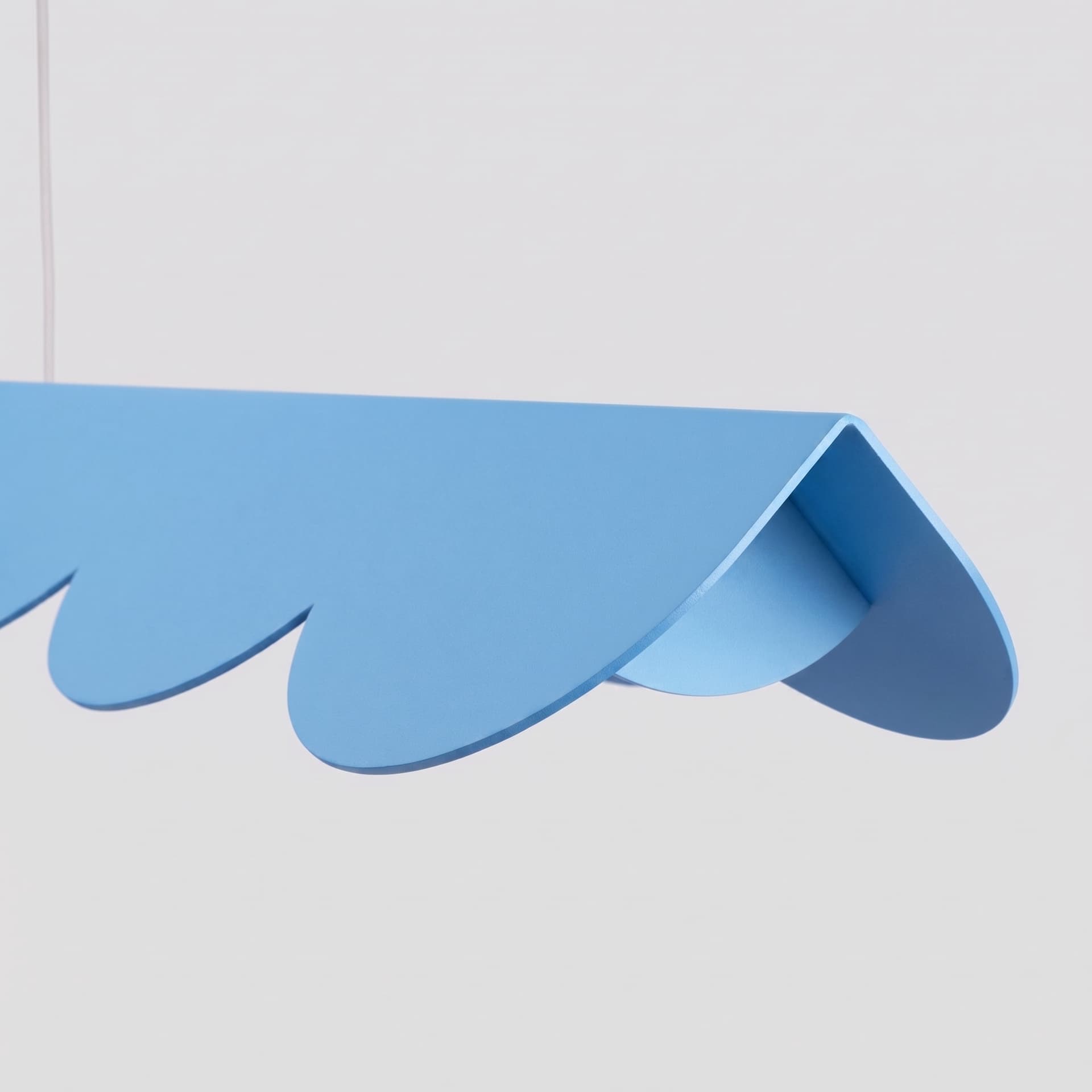 Lampa wisząca BISCUIT 130 cm, błękitna, Thoro - 311176