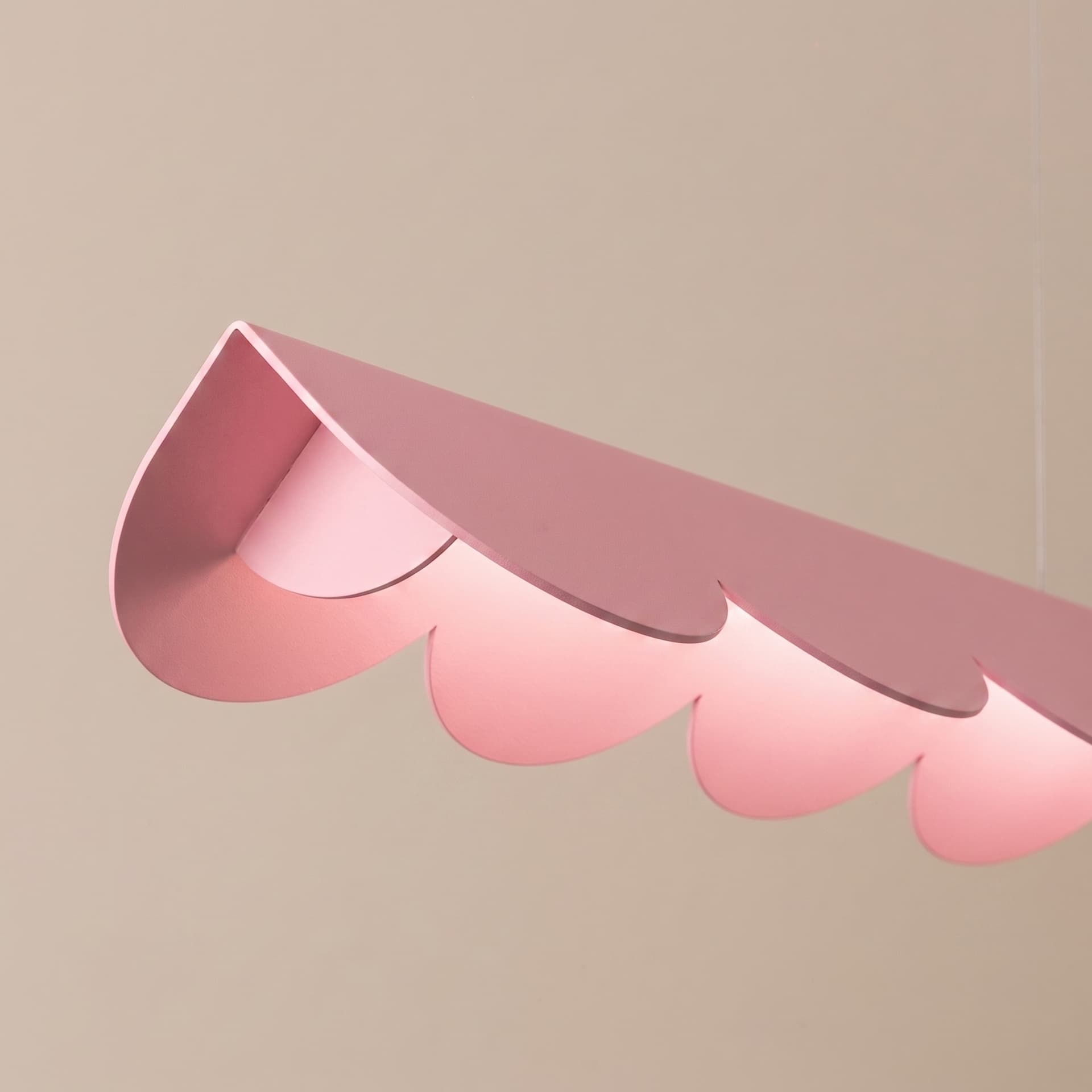 Lampa wisząca BISCUIT 100 cm, różowa, Thoro - 311161