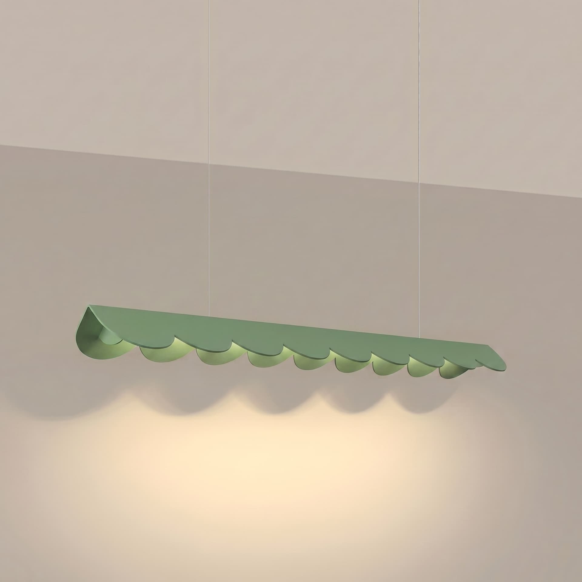 Lampa wisząca BISCUIT 100 cm, szałwiowa, Thoro - 311148