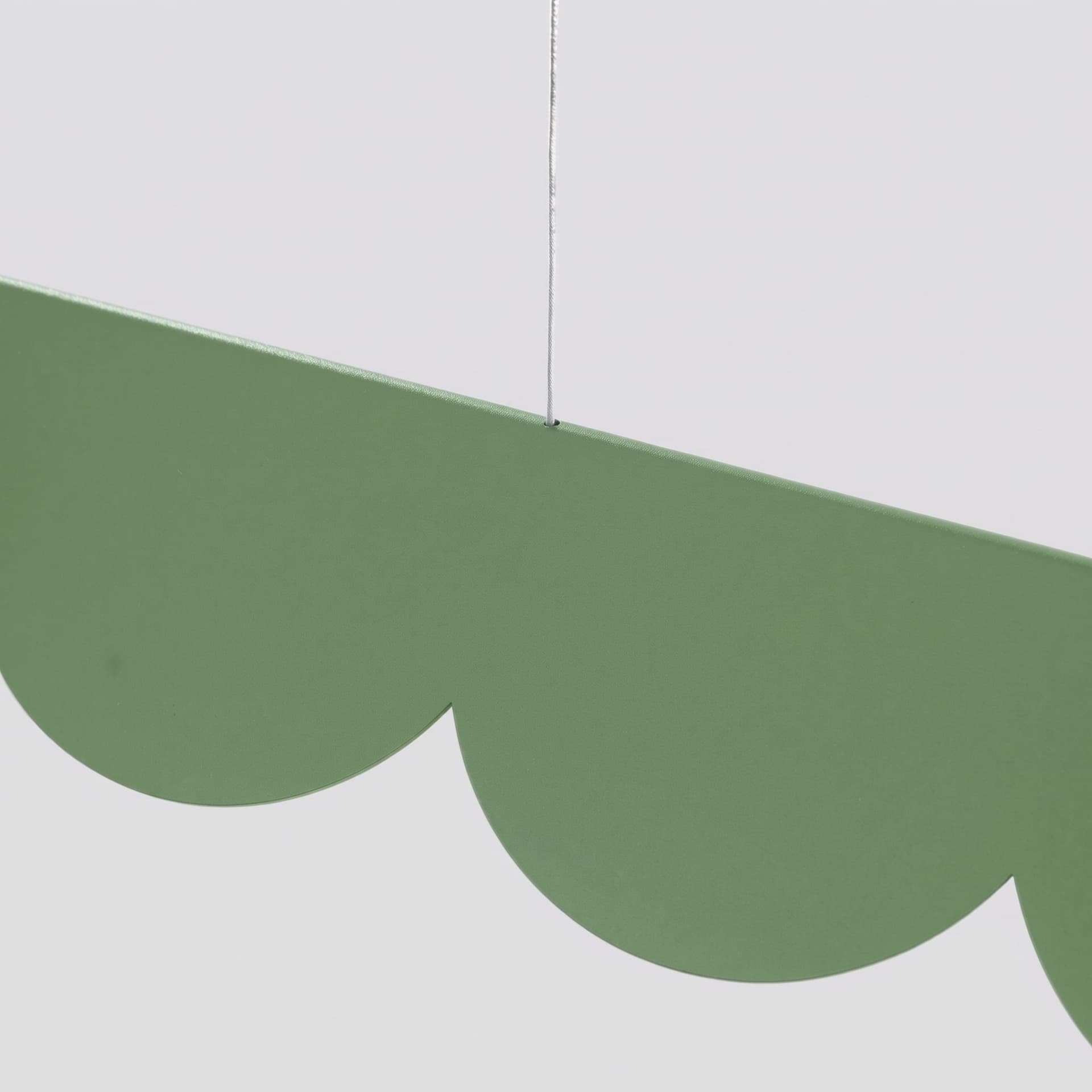 Lampa wisząca BISCUIT 100 cm, szałwiowa, Thoro - 311153