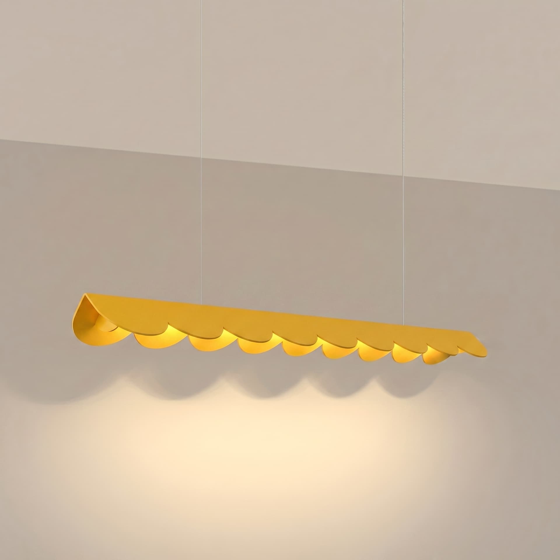 Lampa wisząca BISCUIT 100 cm, żółta, Thoro - 311136