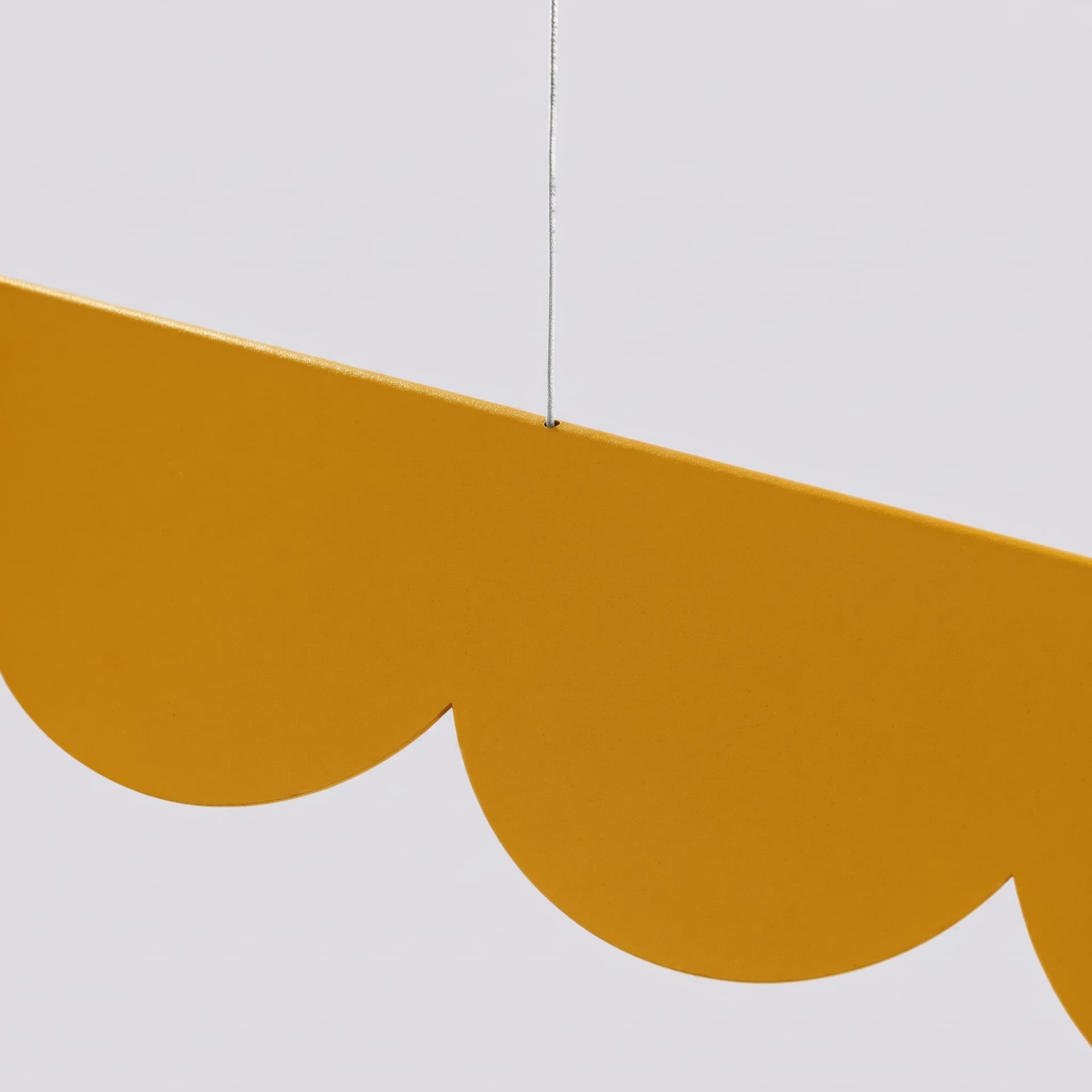 Lampa wisząca BISCUIT 100 cm, żółta, Thoro - 311141