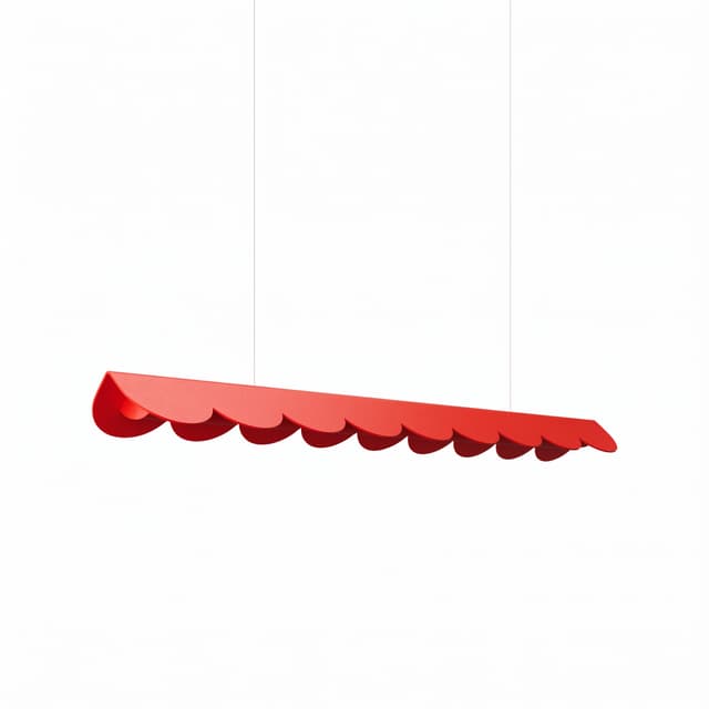 Lampa wisząca BISCUIT 100 cm, czerwona, Thoro - WYMIARY