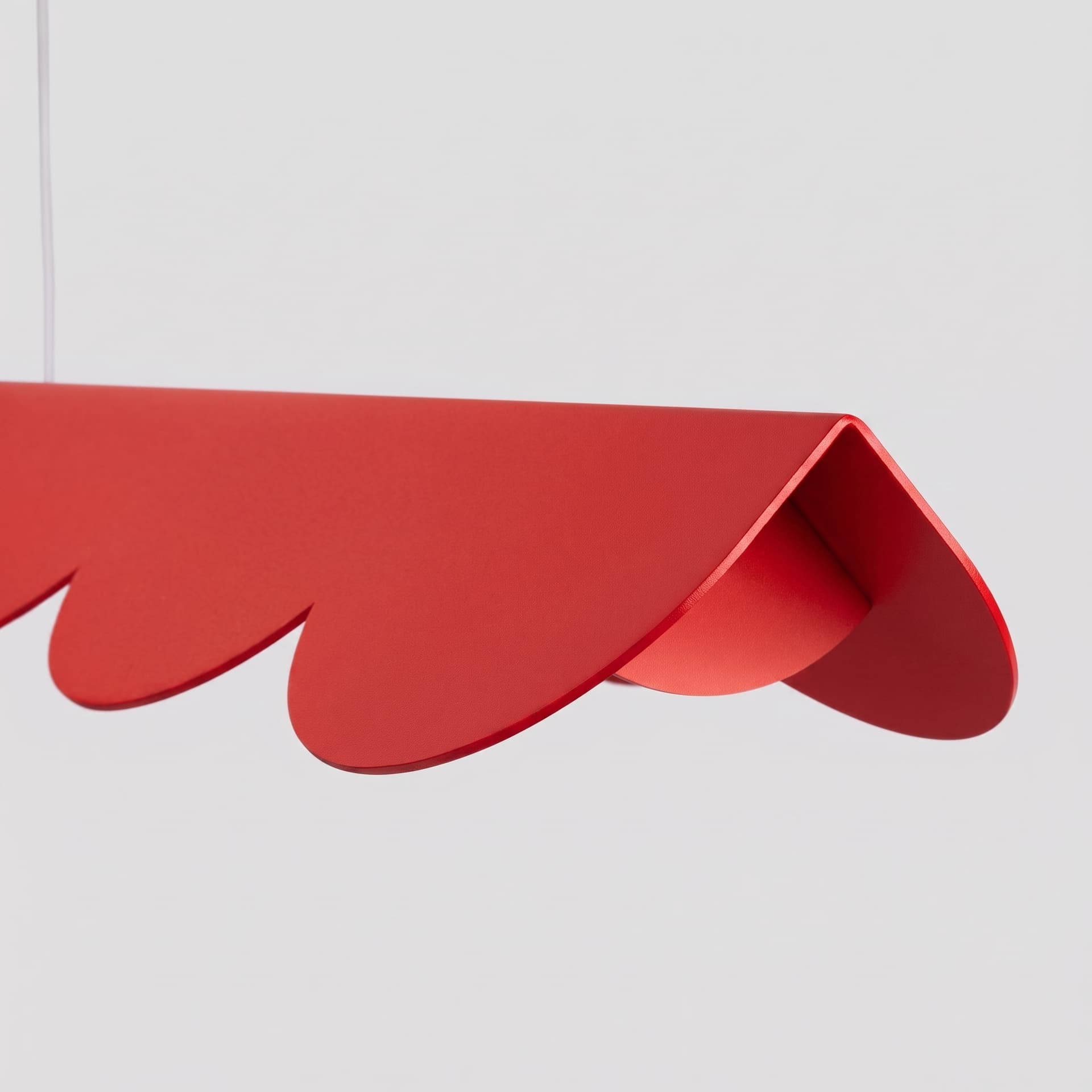 Lampa wisząca BISCUIT 100 cm, czerwona, Thoro - 311128