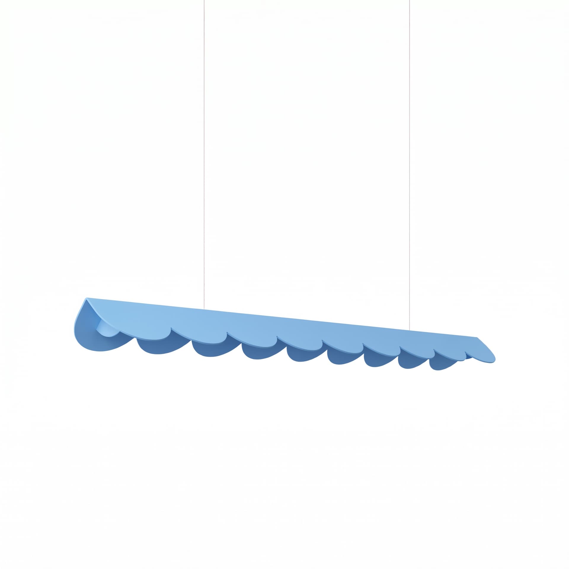 Lampa wisząca BISCUIT 100 cm, błękitna, Thoro