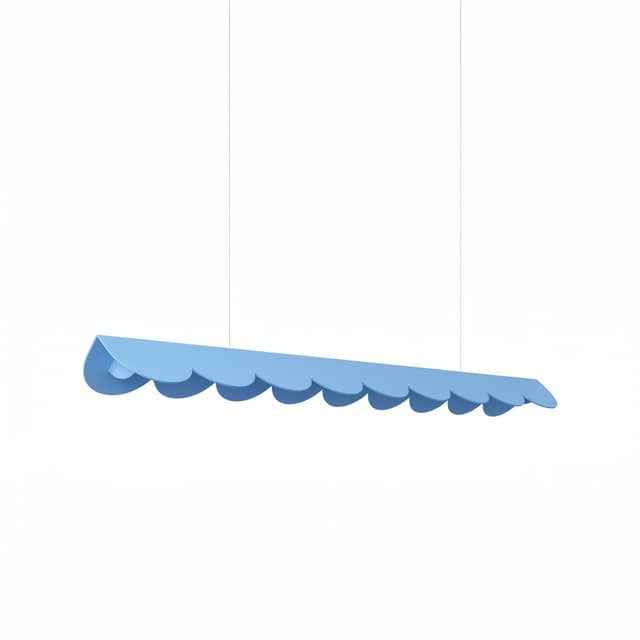 Lampa wisząca BISCUIT 100 cm, błękitna, Thoro - WYMIARY