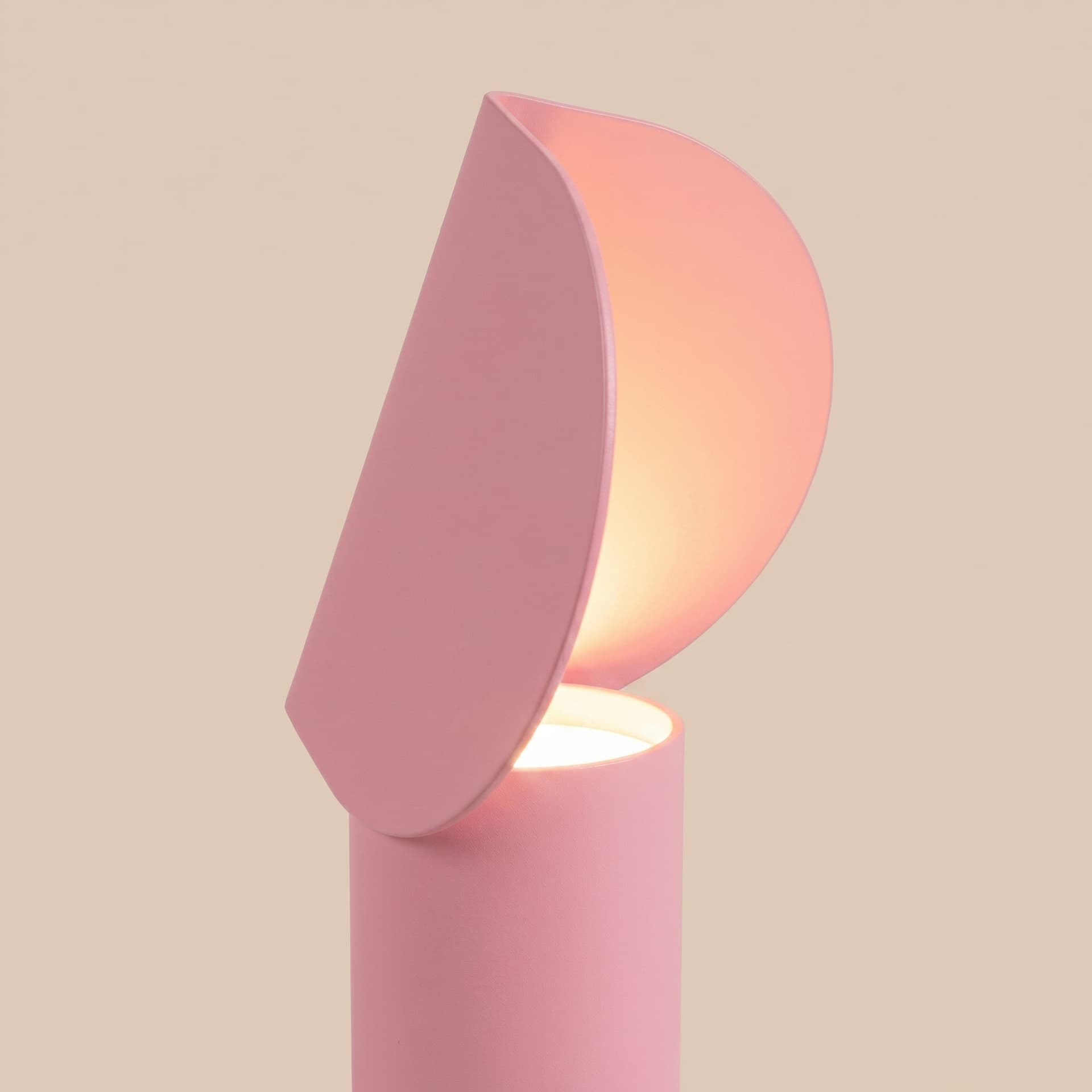 Lampa biurkowa BISCUIT różowa, Thoro - 311090