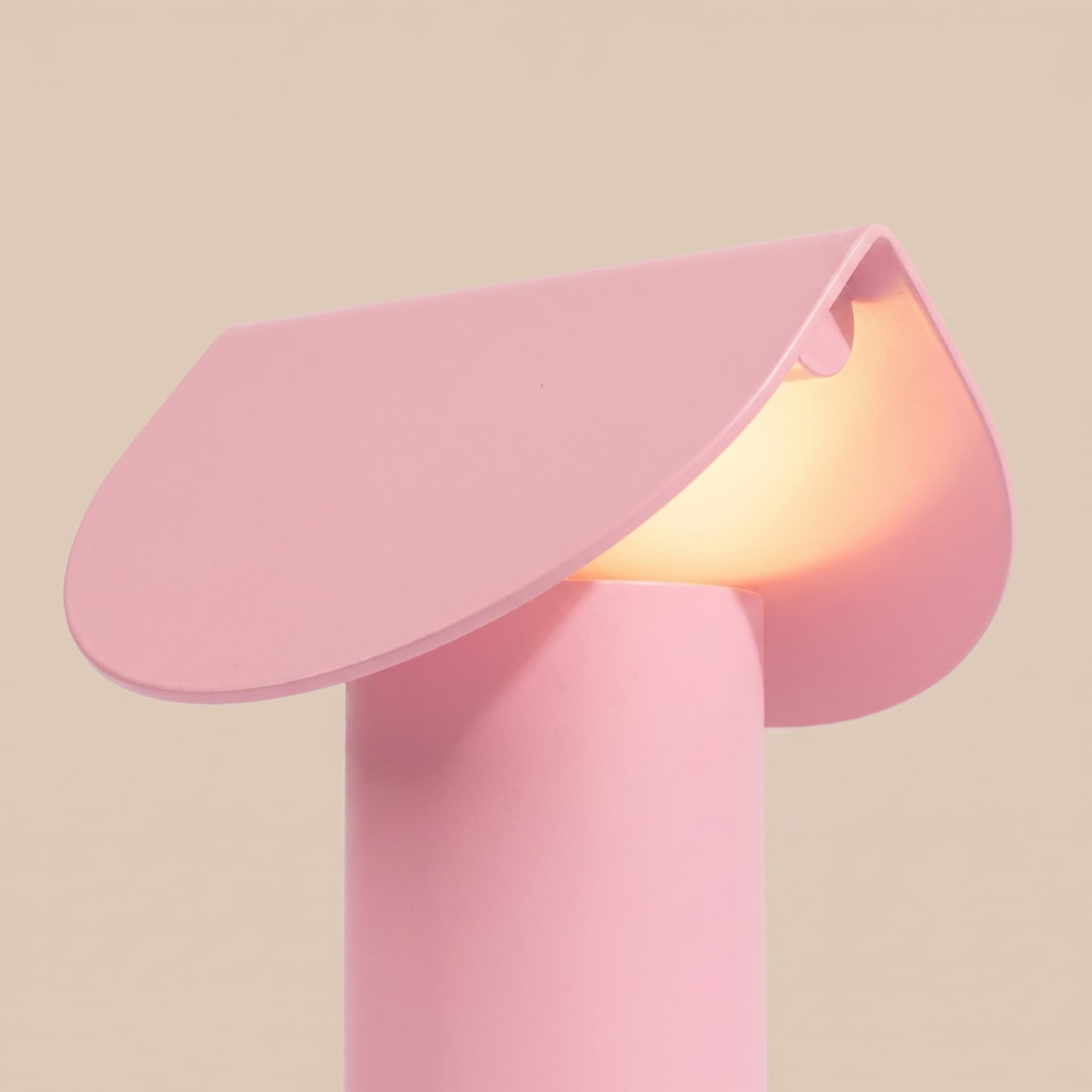 Lampa biurkowa BISCUIT różowa, Thoro - 311091