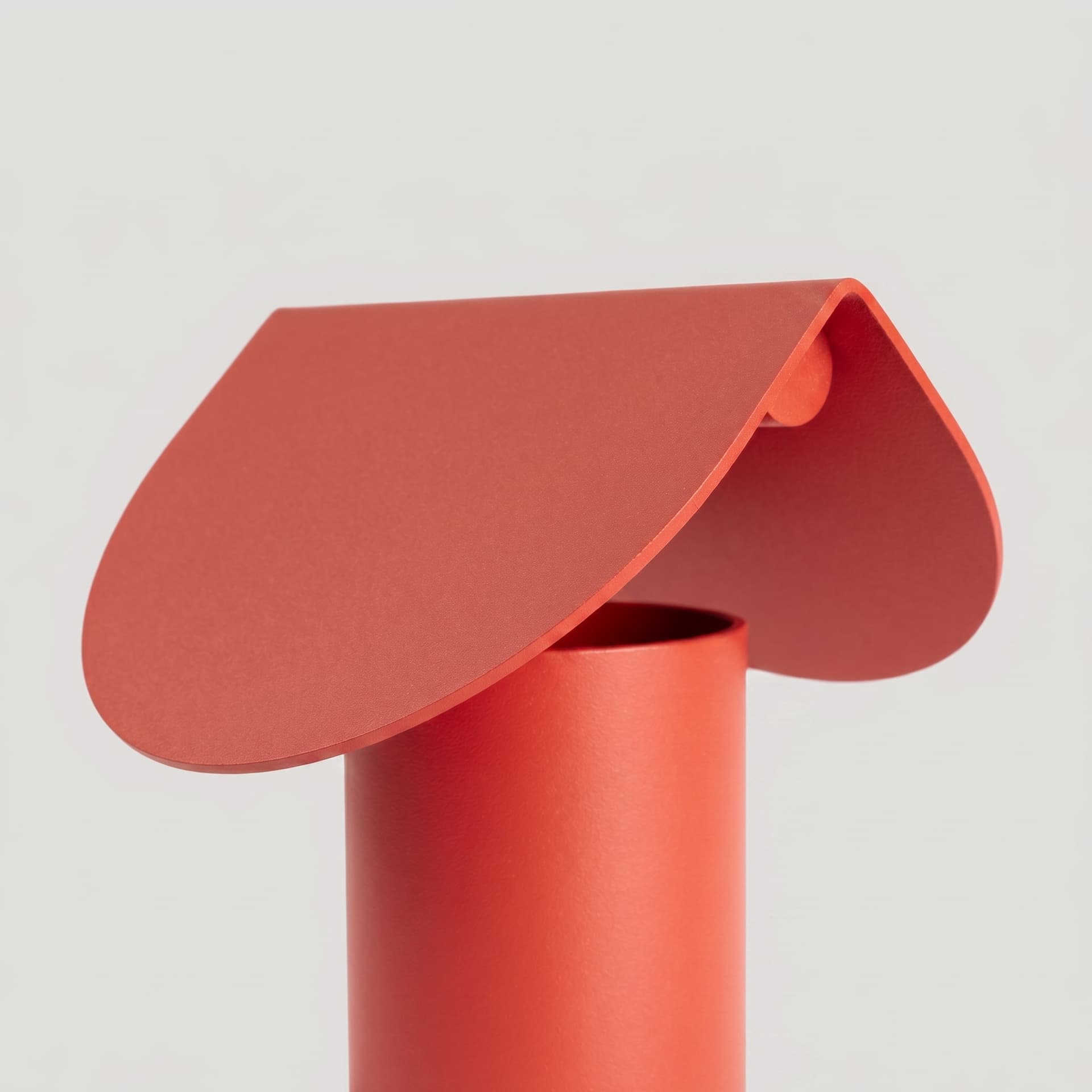 Lampa biurkowa BISCUIT czerwona, Thoro - 311057