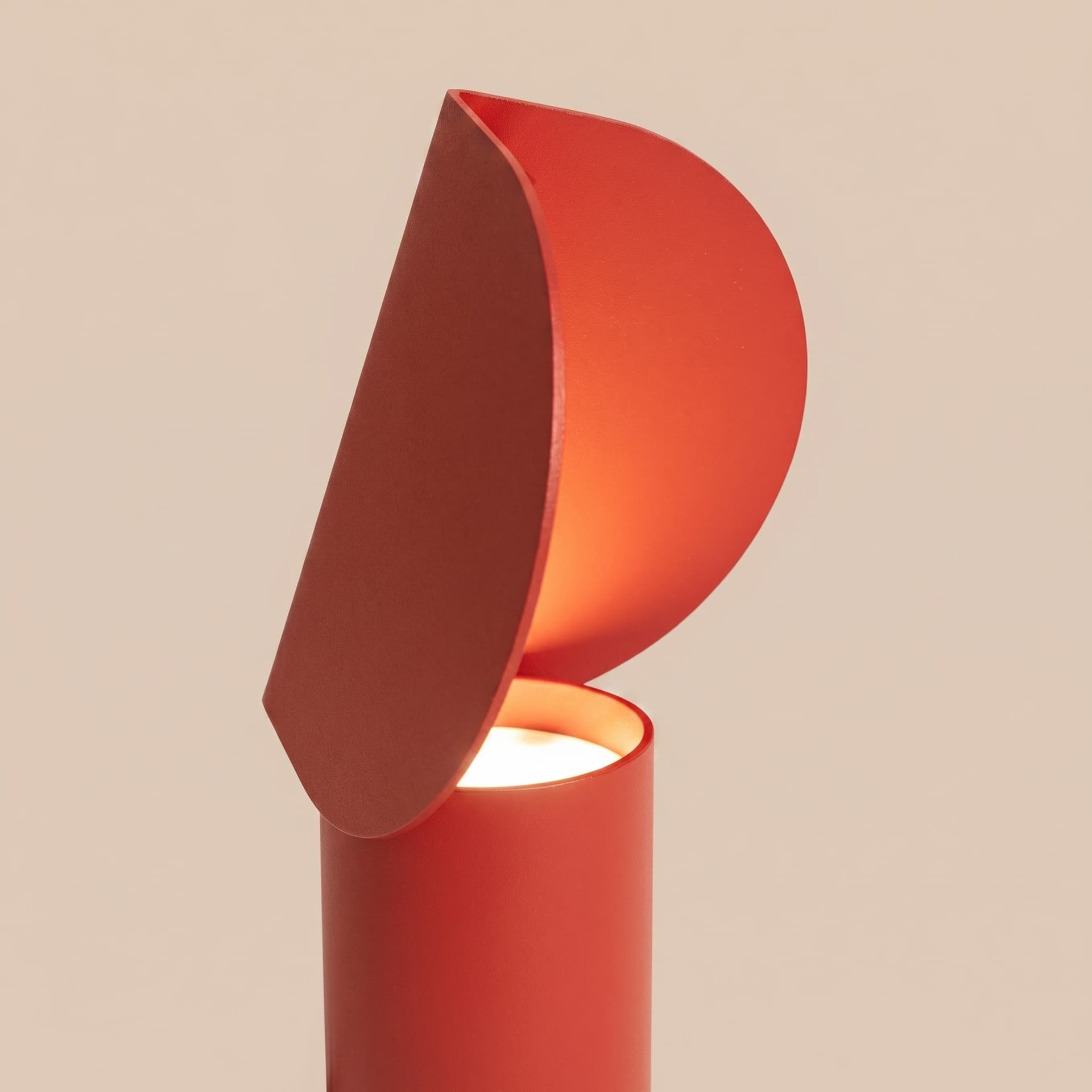 Lampa biurkowa BISCUIT czerwona, Thoro - 311058