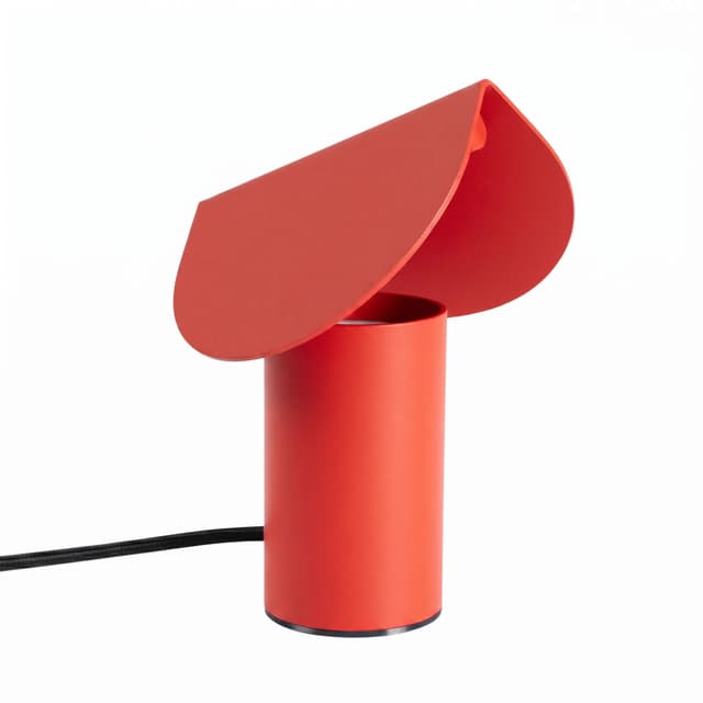 Lampa biurkowa BISCUIT czerwona, Thoro - WYMIARY