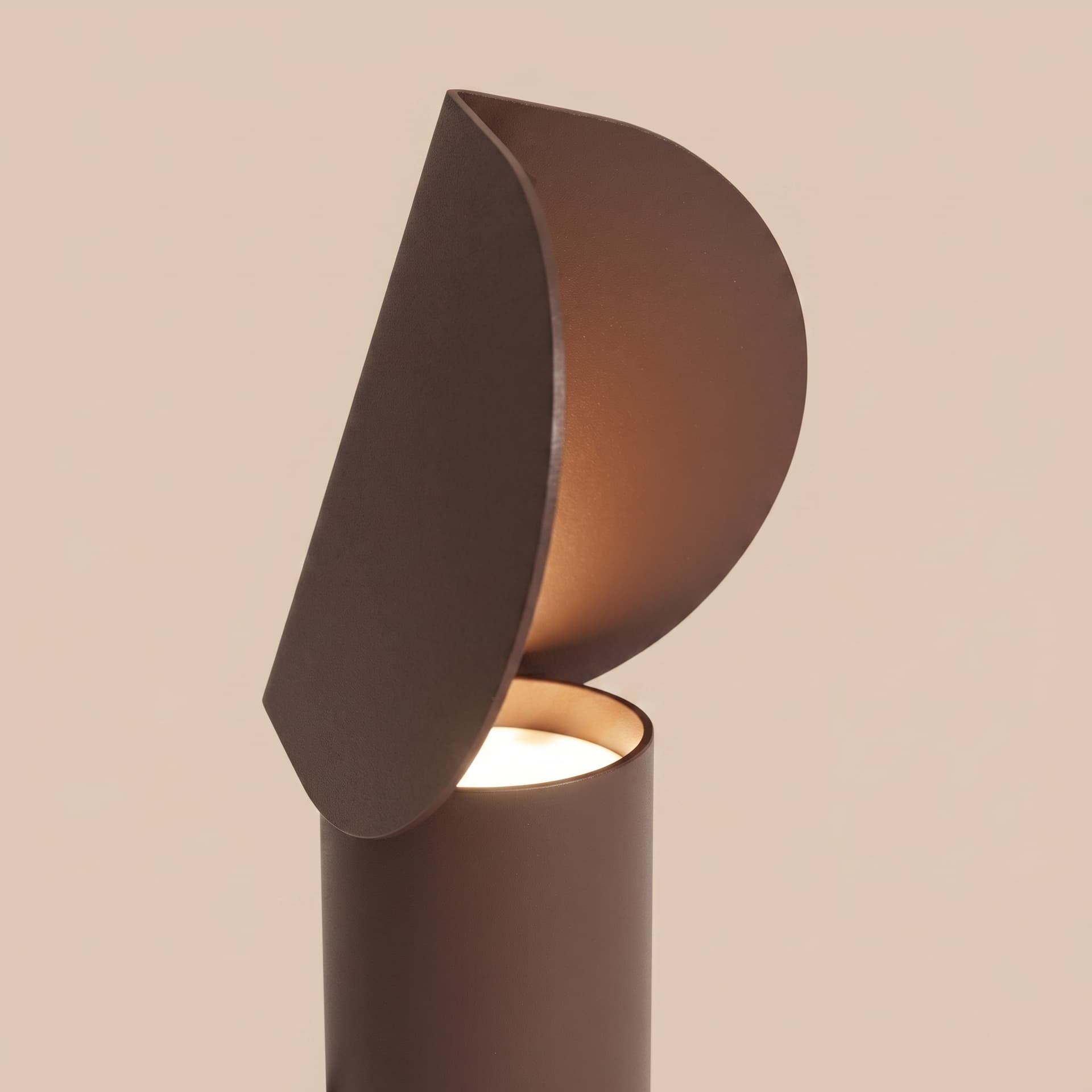 Lampa biurkowa BISCUIT brązowa, Thoro - 311047