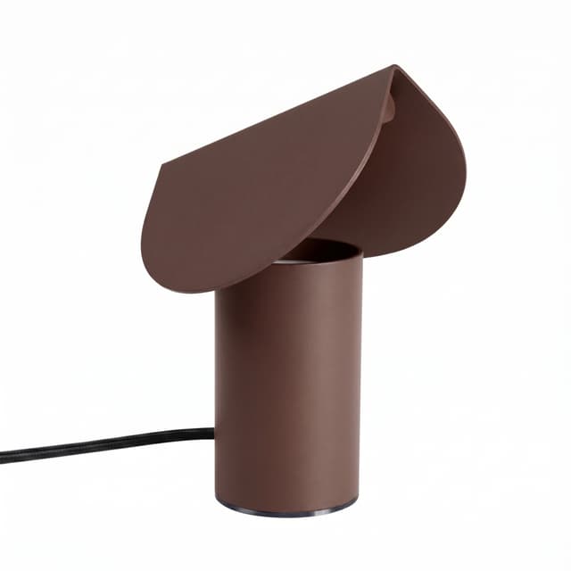 Lampa biurkowa BISCUIT brązowa, Thoro - WYMIARY