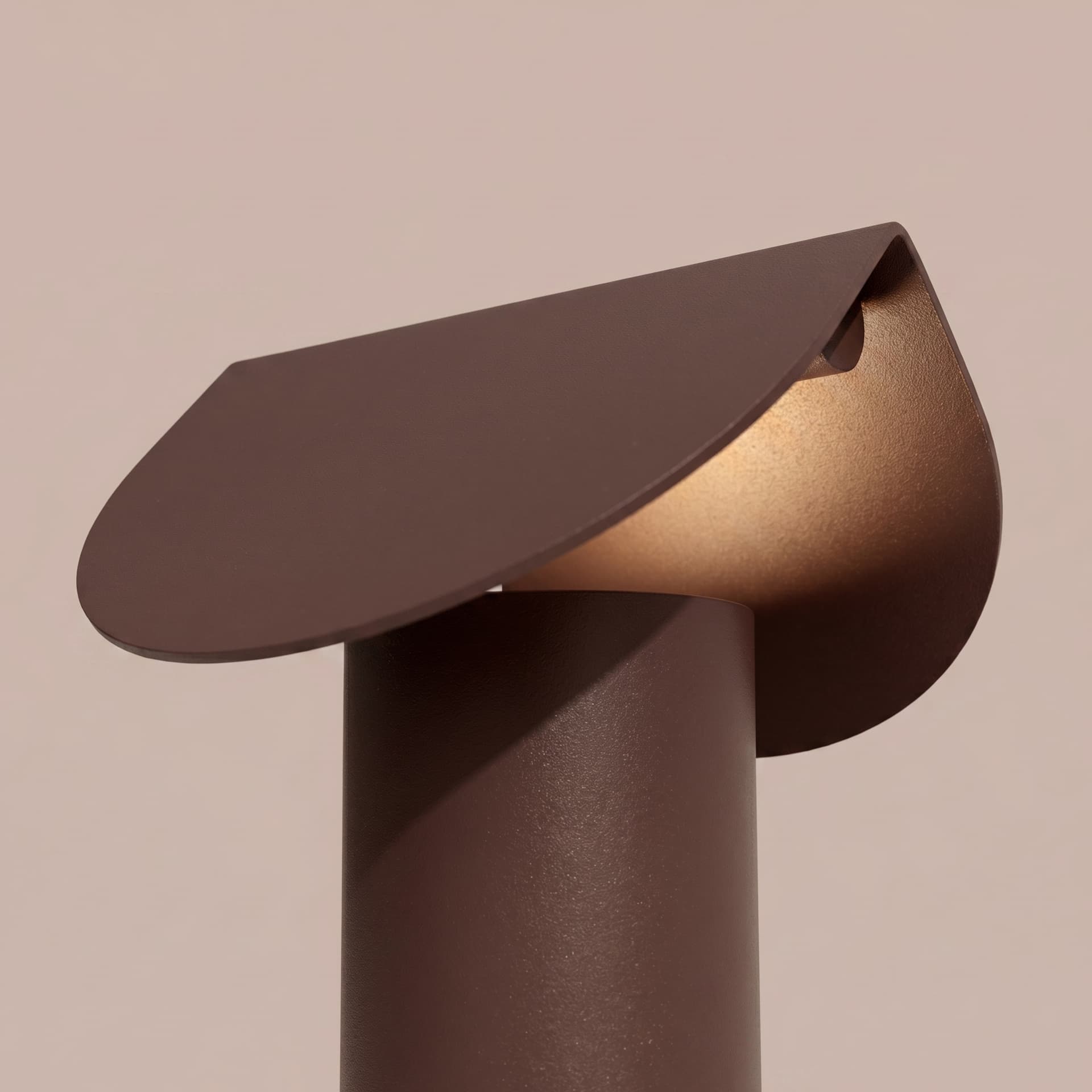 Lampa biurkowa BISCUIT brązowa, Thoro - 311048
