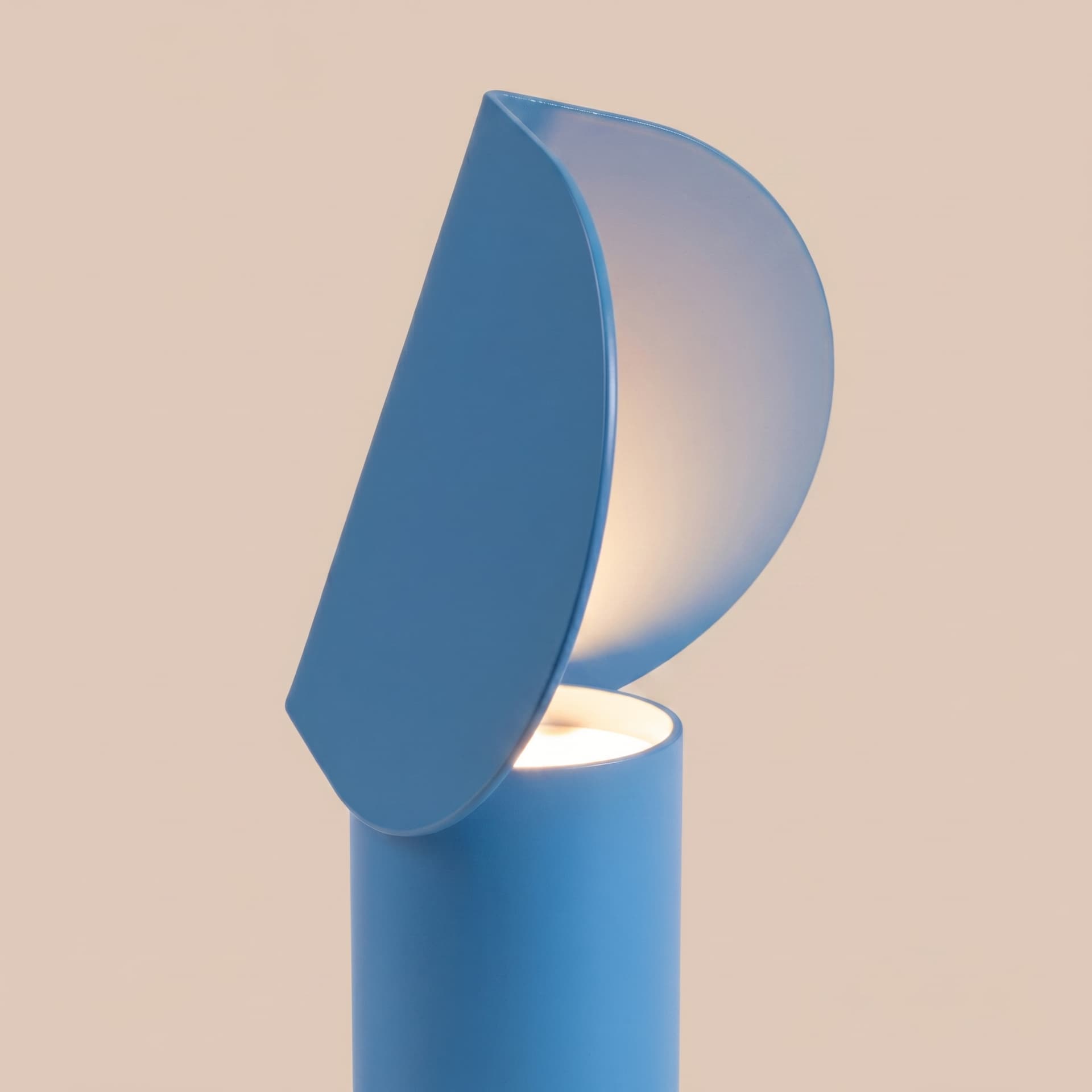 Lampa biurkowa BISCUIT błękitna, Thoro - 311036