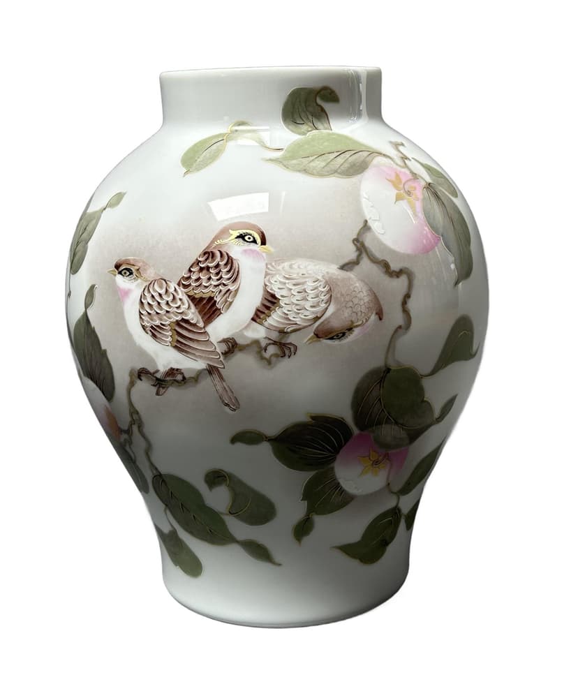 Vase, white porcelain, Kaiser, Germany, 1960s.