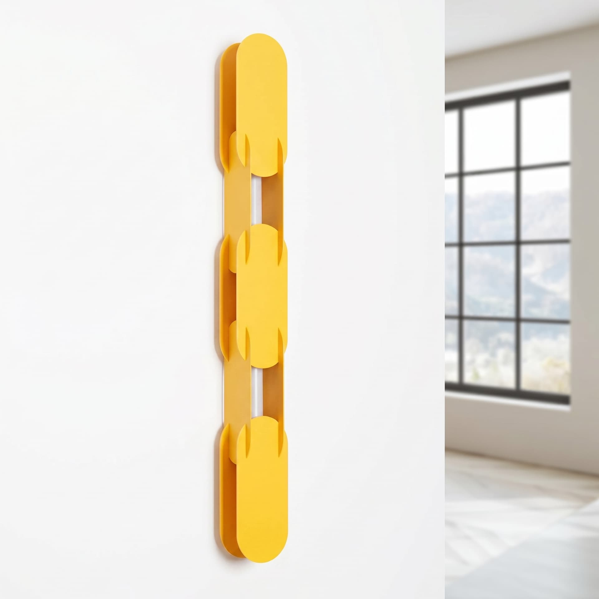 Wall lamp CHAIN 91 cm, yellow, Thoro - 310820