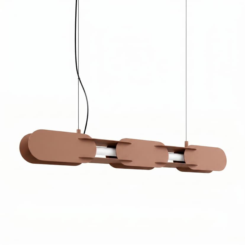 Pendant lamp CHAIN 91 cm, mocca, Thoro