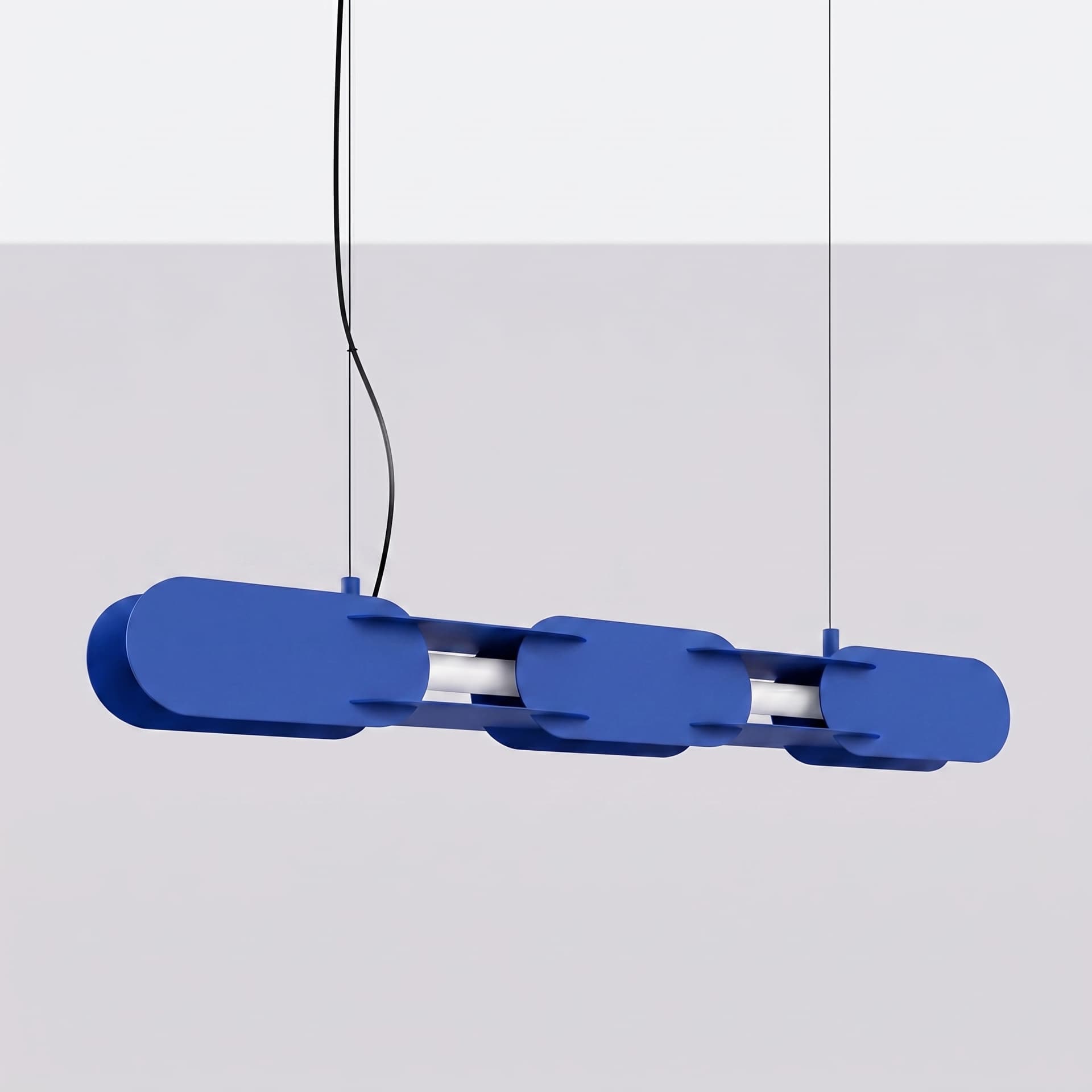 Pendant lamp CHAIN 91 cm, ultramarine, Thoro - 310724
