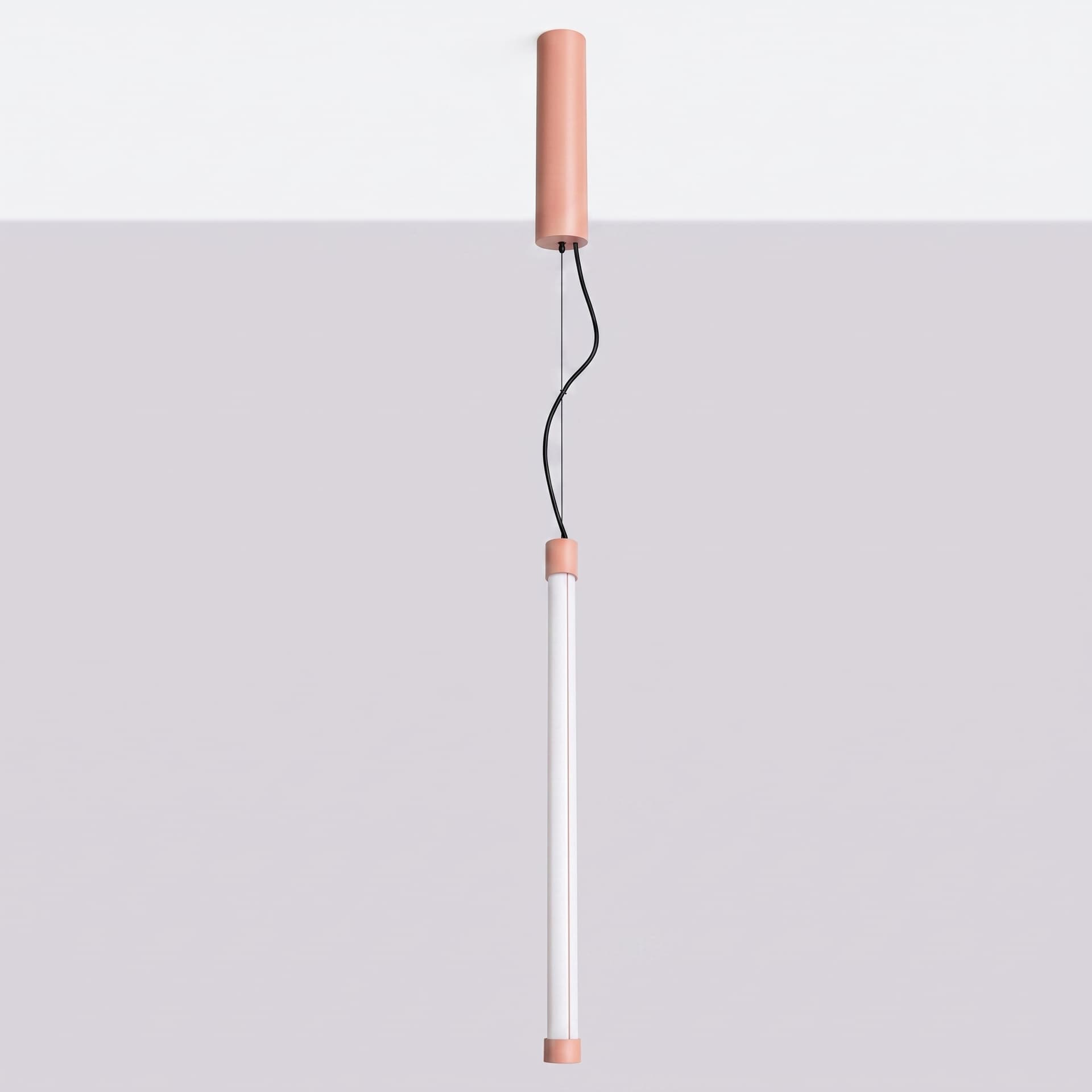 Pendant lamp TRANG 50 cm, peach, Thoro - 310673