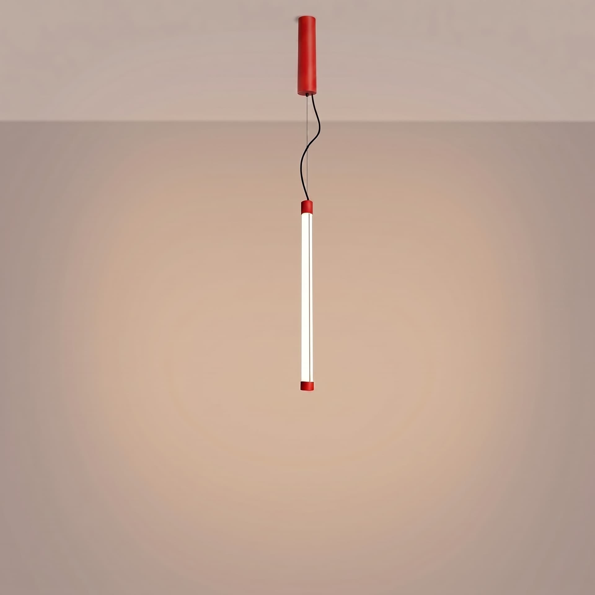 Pendant lamp TRANG 50 cm, red, Thoro - 310656