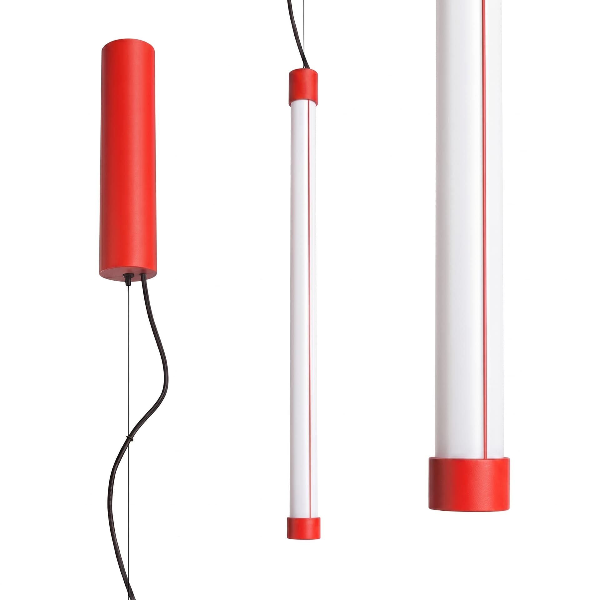 Pendant lamp TRANG 50 cm, red, Thoro - 310653