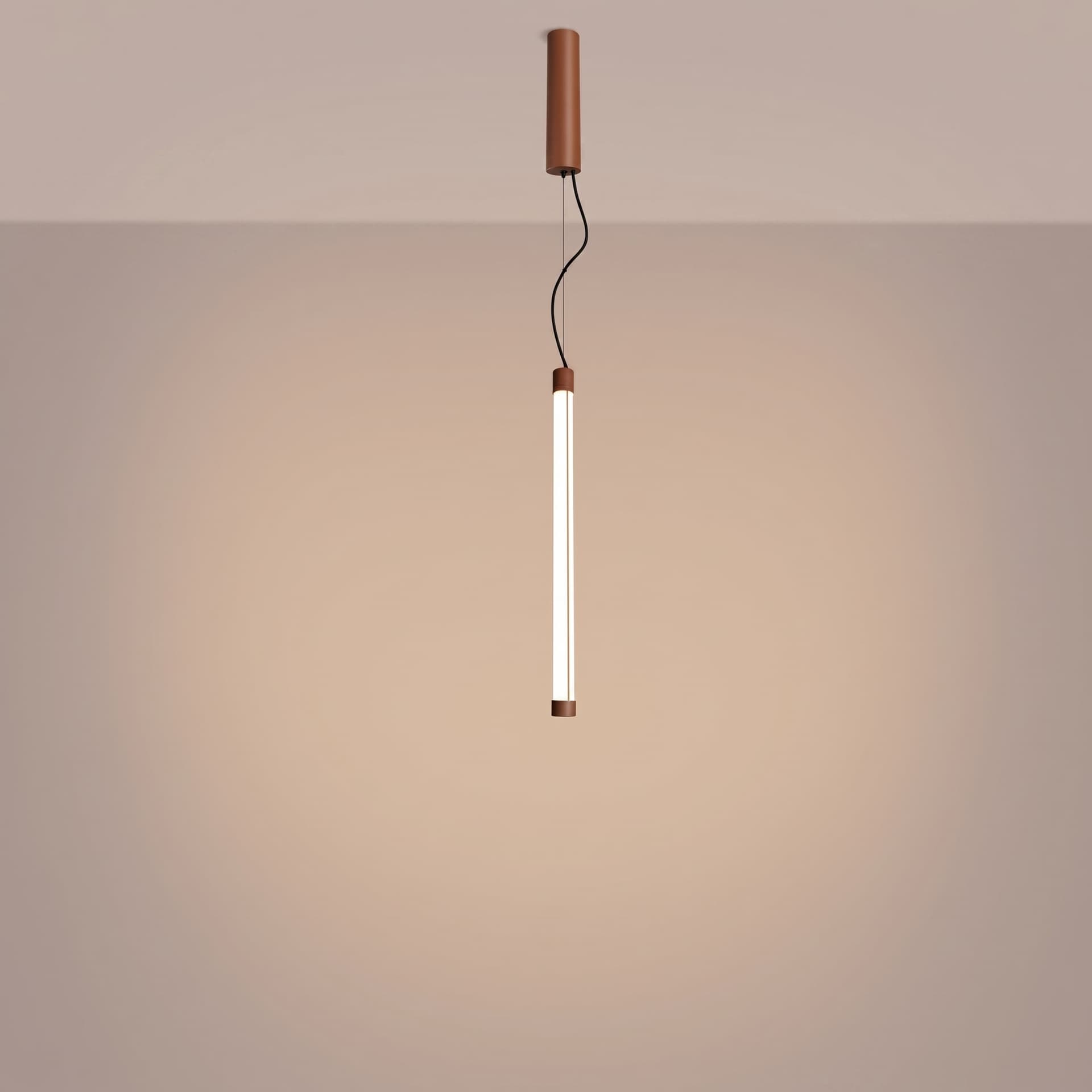 Pendant lamp TRANG 50 cm, mocha, Thoro - 310647
