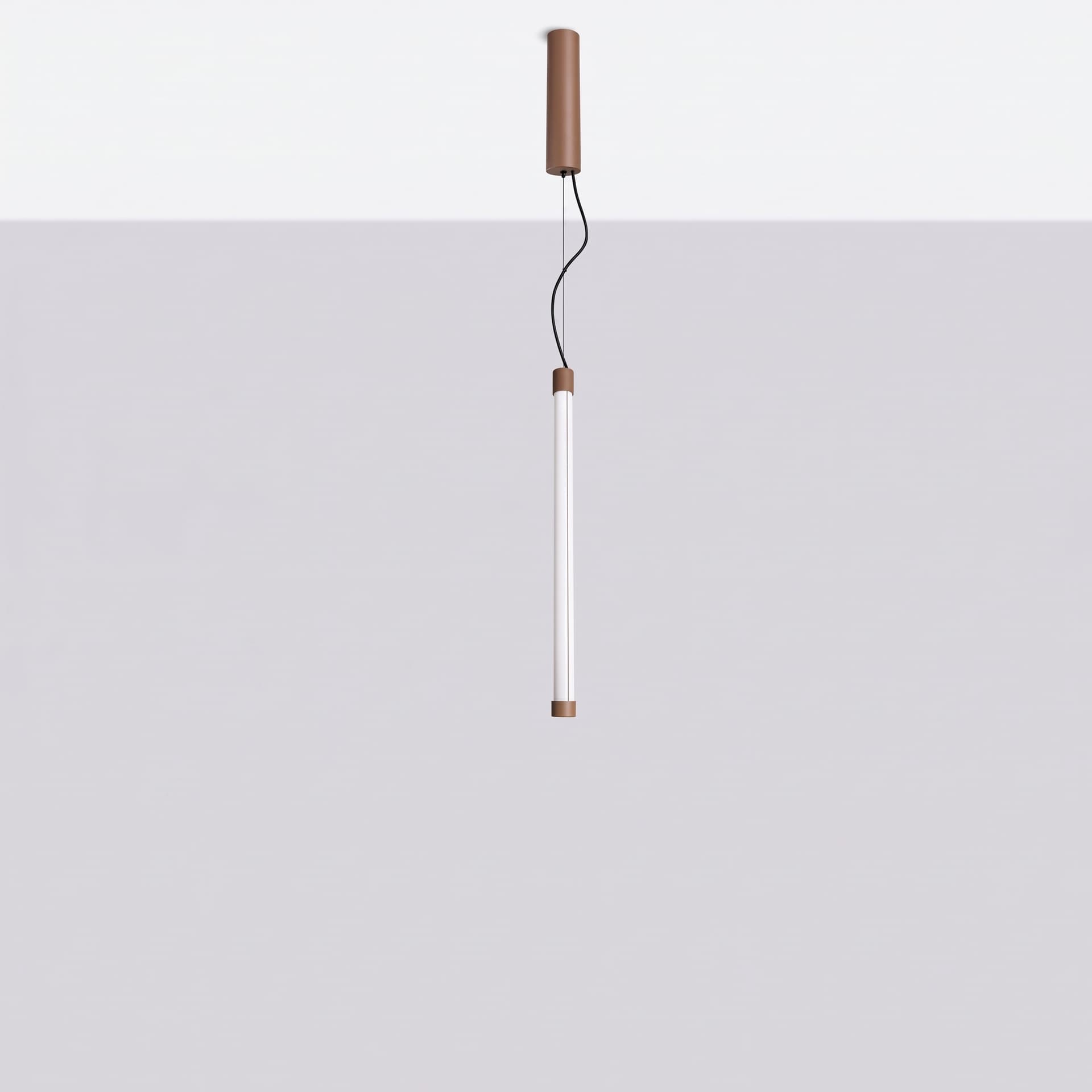 Pendant lamp TRANG 50 cm, mocha, Thoro - 310646