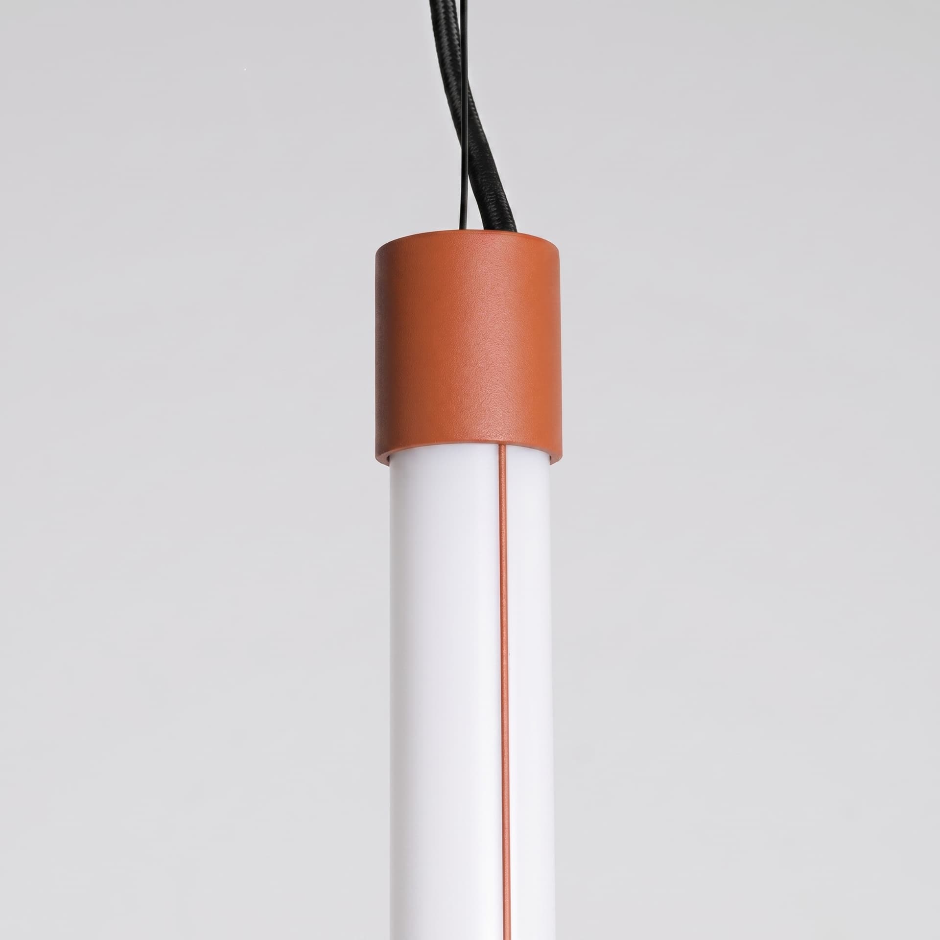 Pendant lamp TRANG 50 cm, ochre red, Thoro - 310640