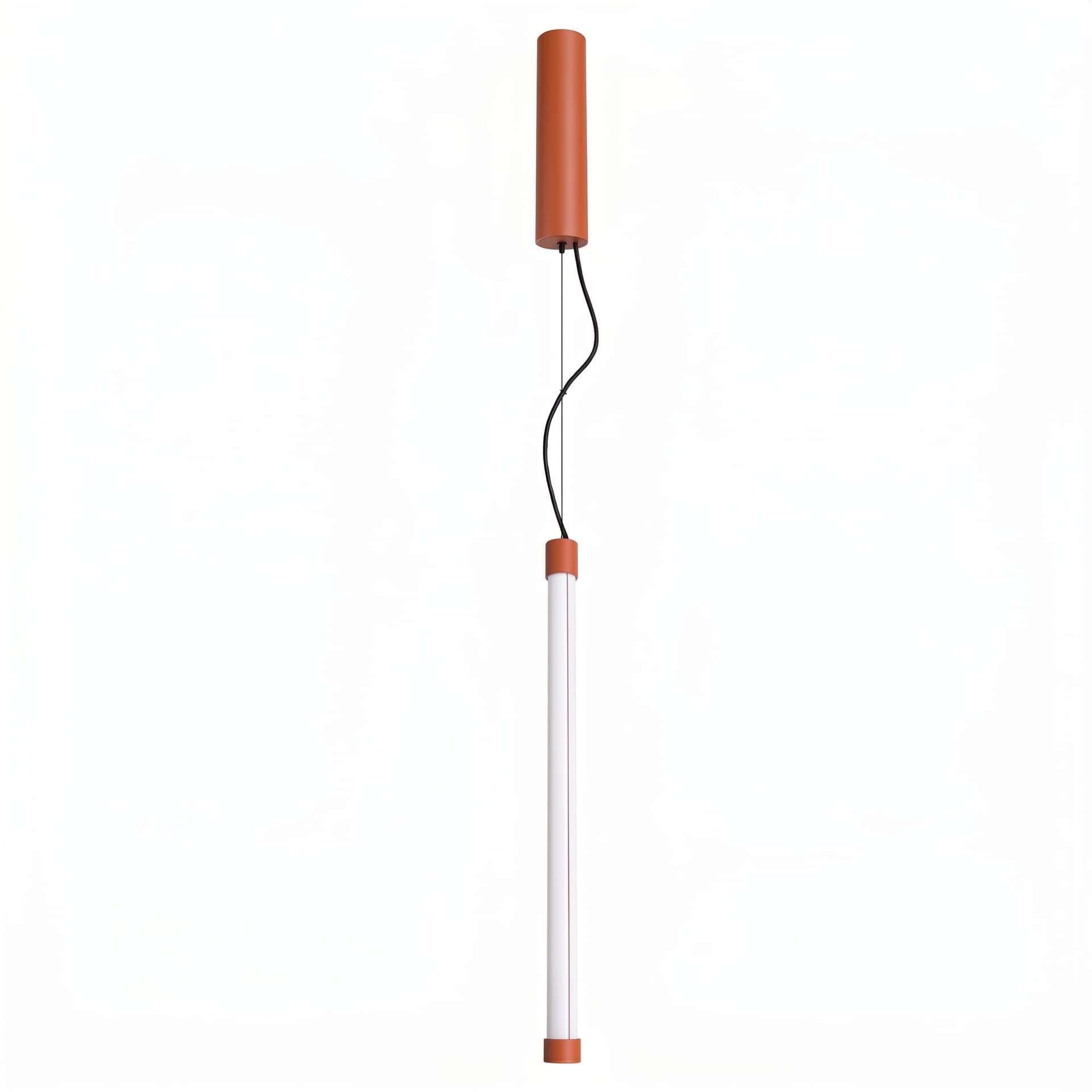 Pendant lamp TRANG 50 cm, ochre red, Thoro