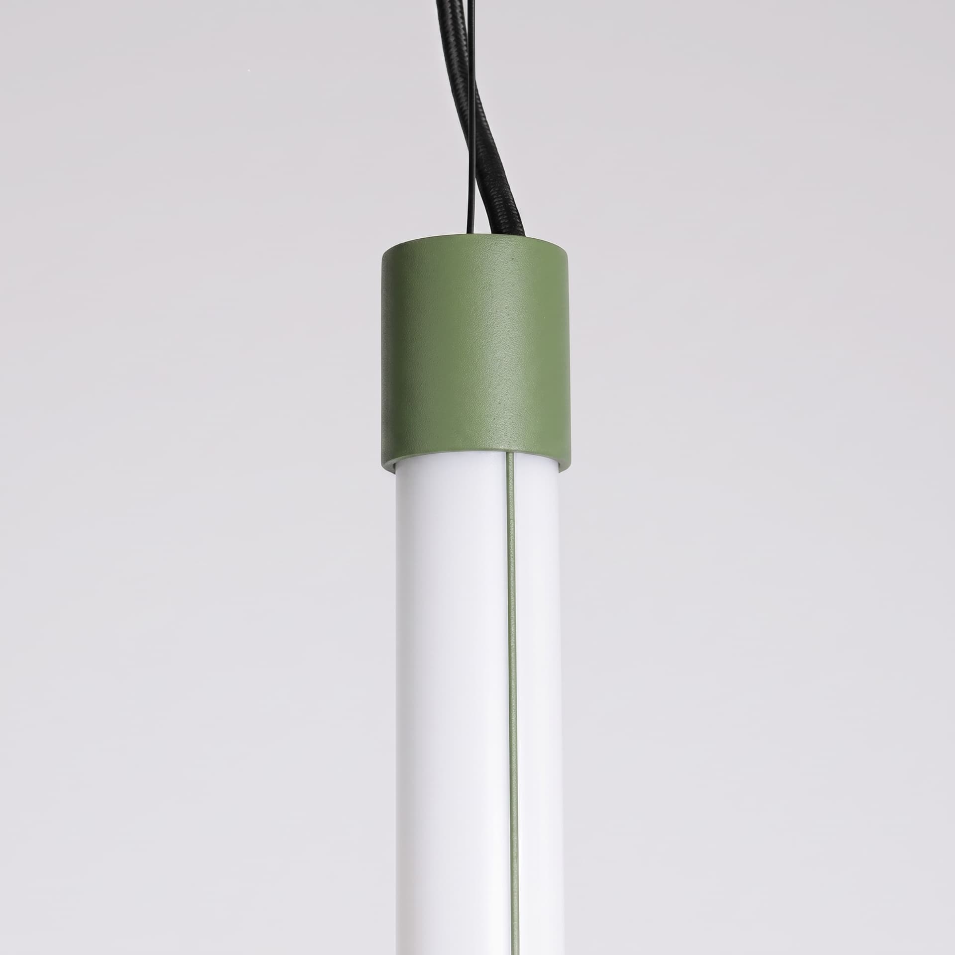 Pendant lamp TRANG 50 cm, sage green, Thoro - 310622