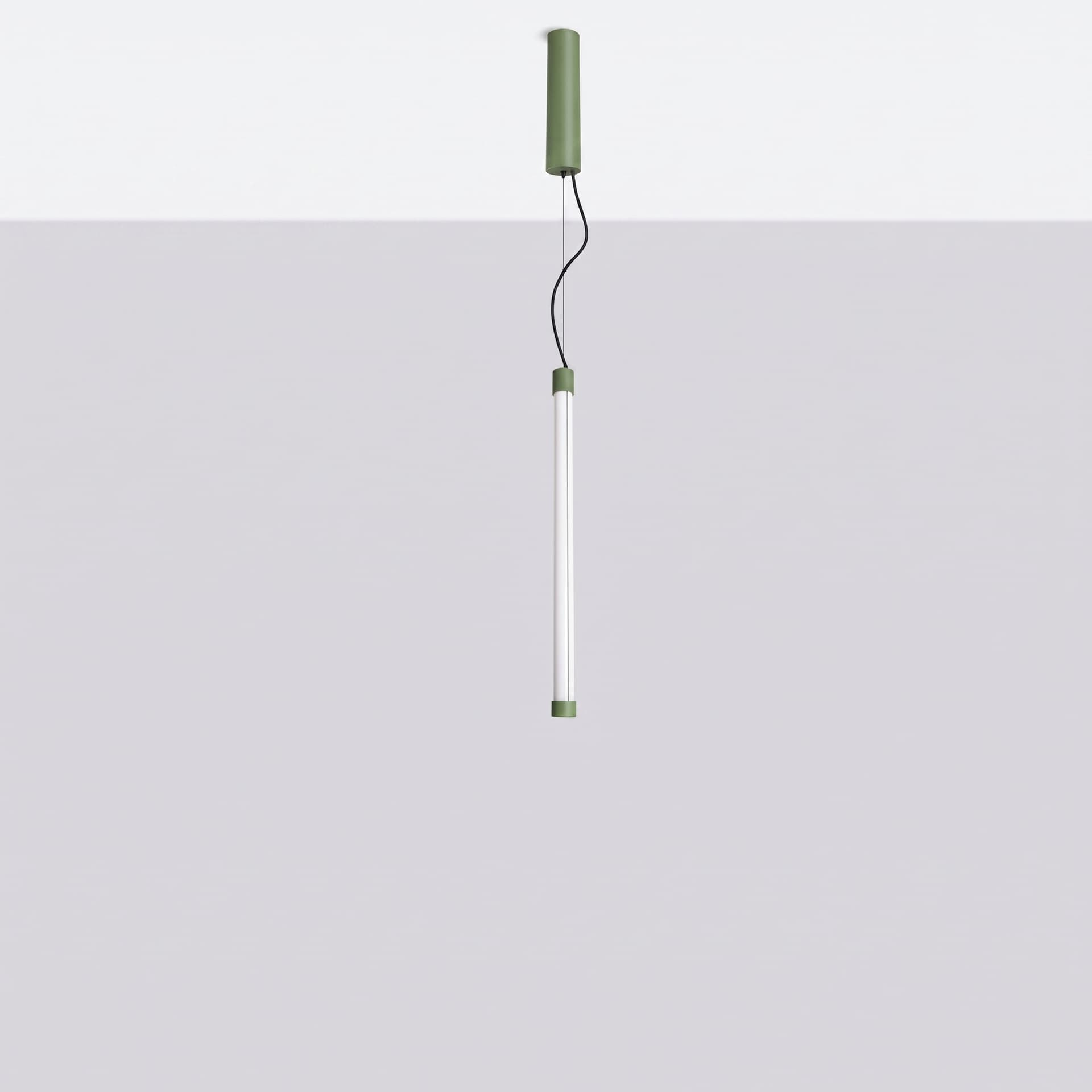 Pendant lamp TRANG 50 cm, sage green, Thoro - 310619
