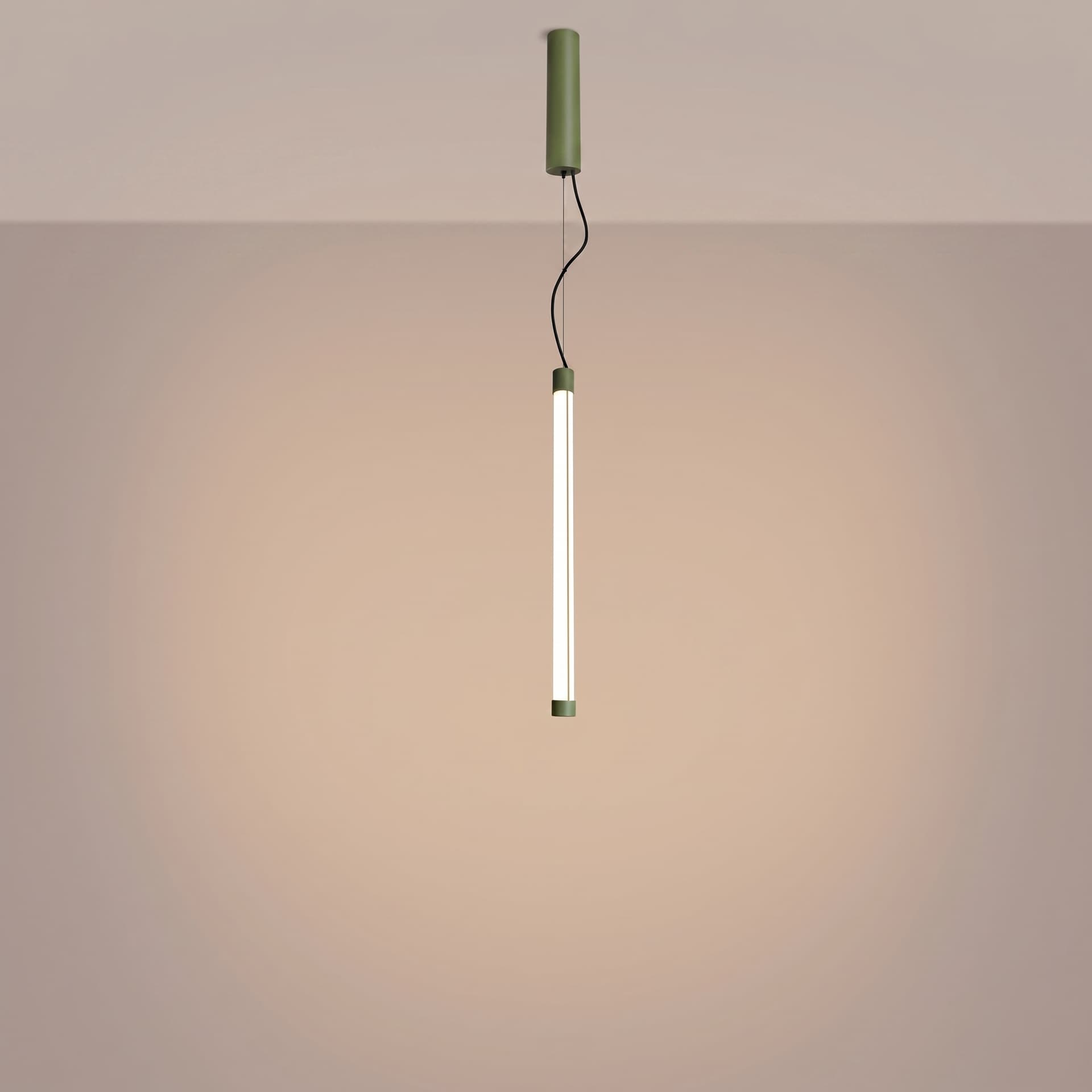 Pendant lamp TRANG 50 cm, sage green, Thoro - 310620