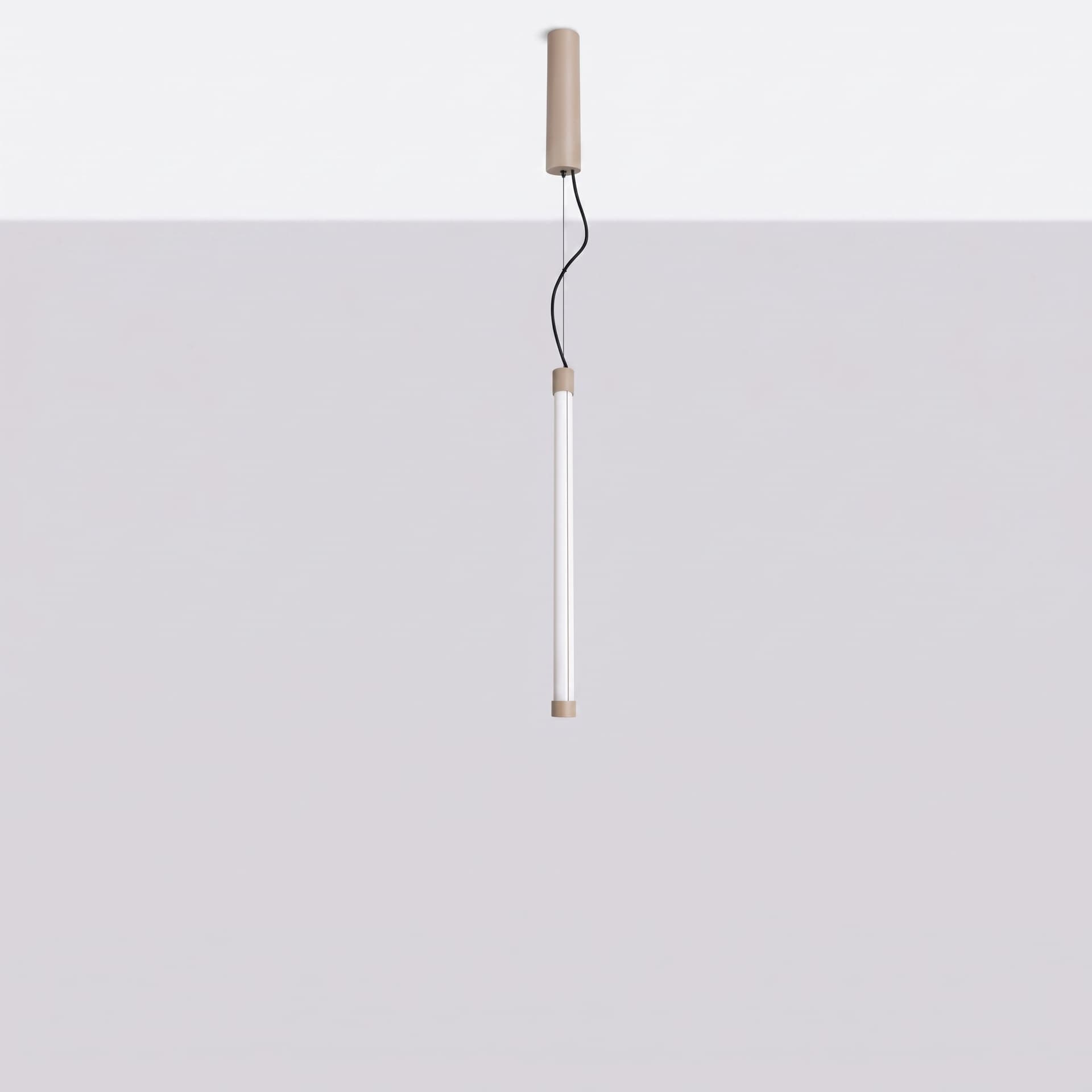 Pendant lamp TRANG 50 cm, taupe, Thoro - 312047