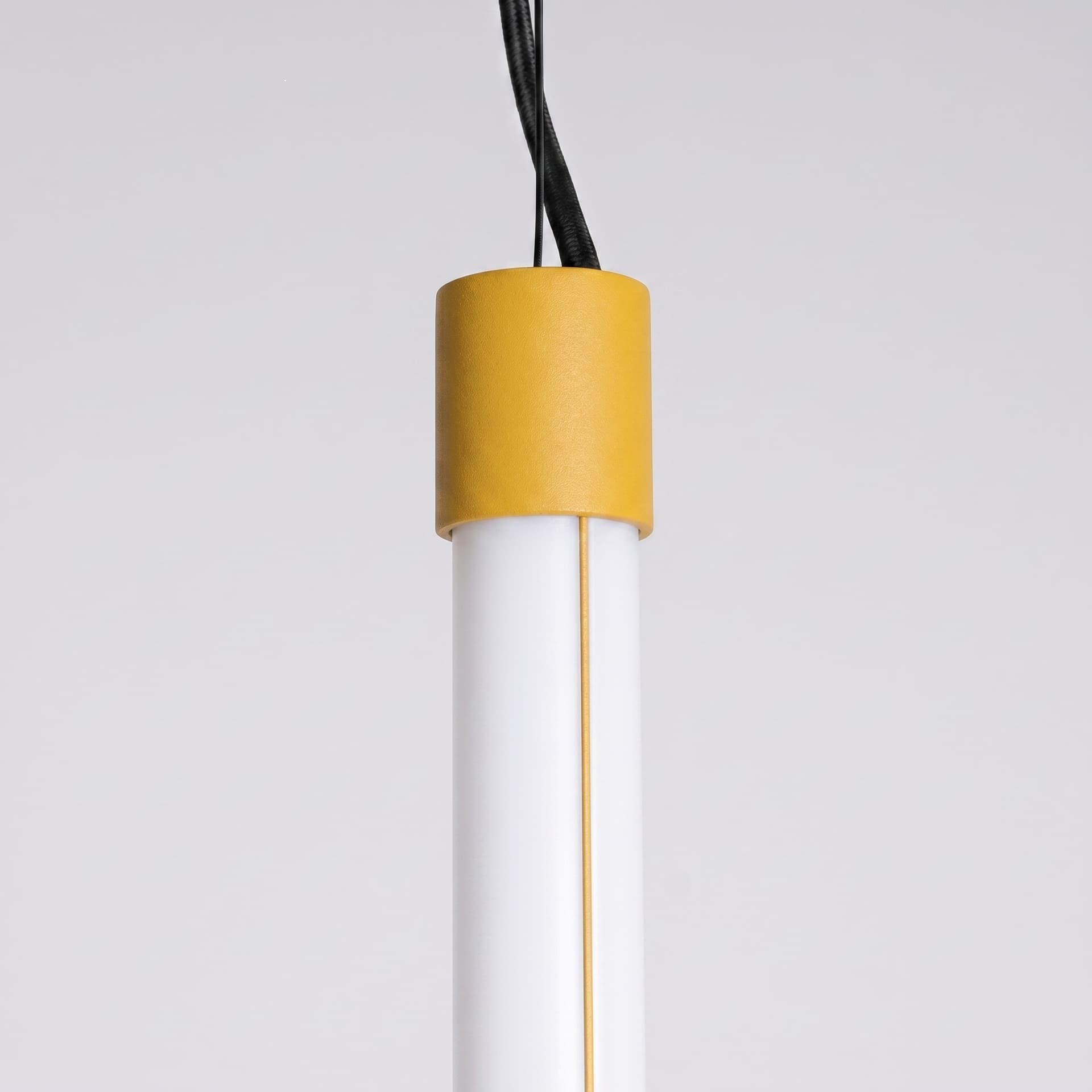 Pendant lamp TRANG 50 cm, yellow, Thoro - 312023