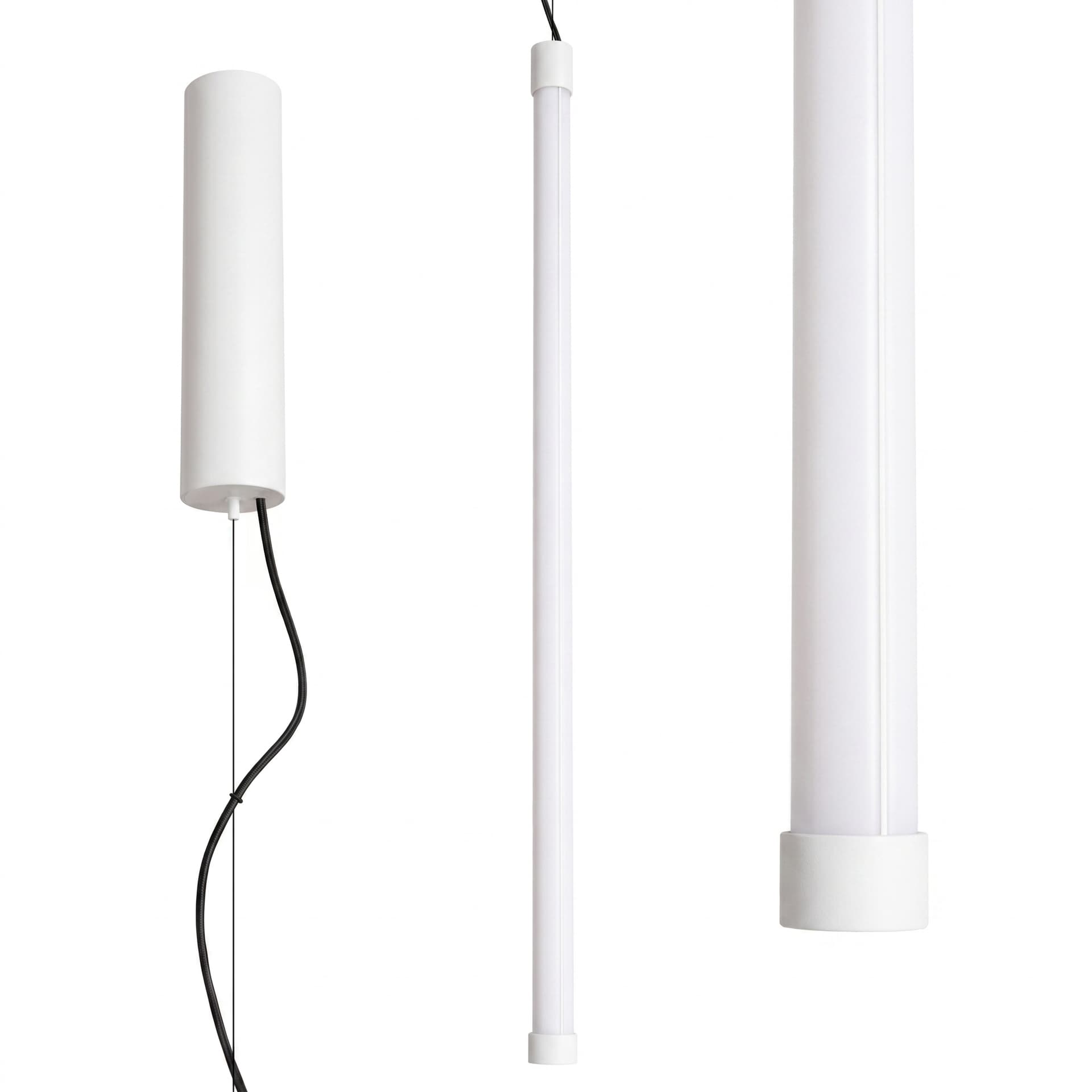 Pendant lamp TRANG 75 cm, white, Thoro - 312000