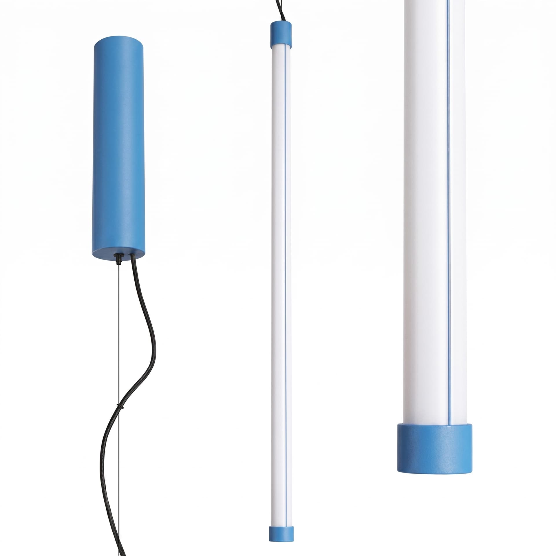 Pendant lamp TRANG 75 cm, blue, Thoro - 311991