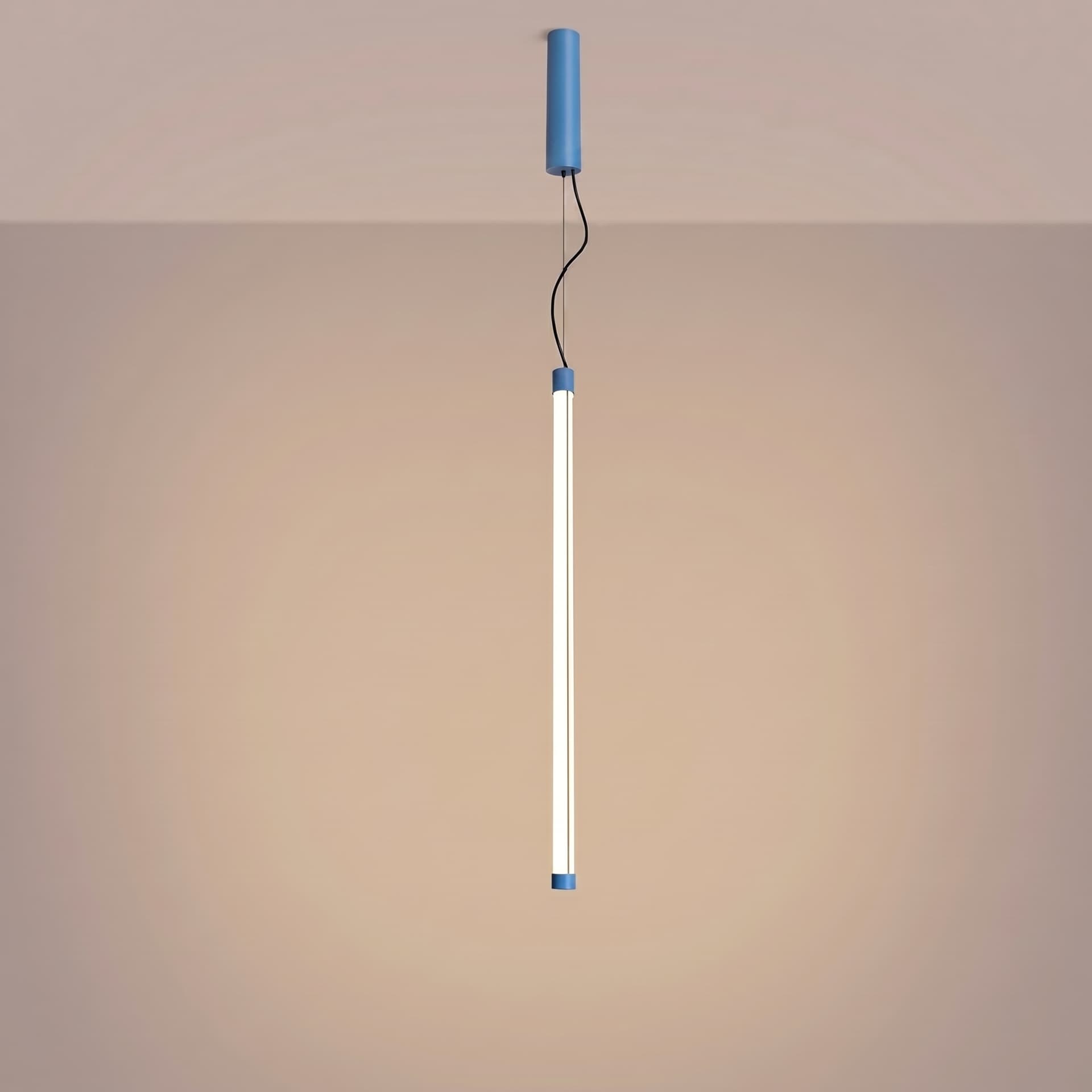 Pendant lamp TRANG 75 cm, blue, Thoro - 311994